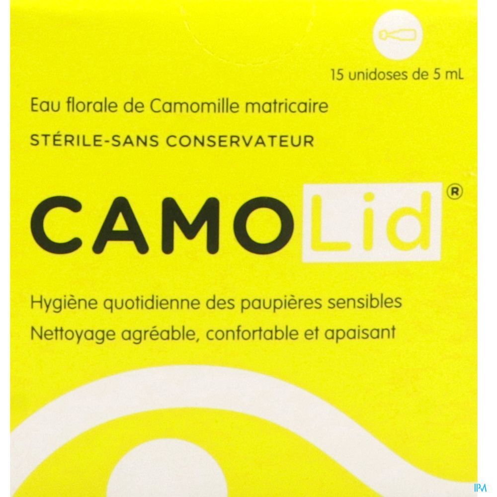 Camolid Unidoses, Eau florale de camomille matricaire, unidose, bt 15