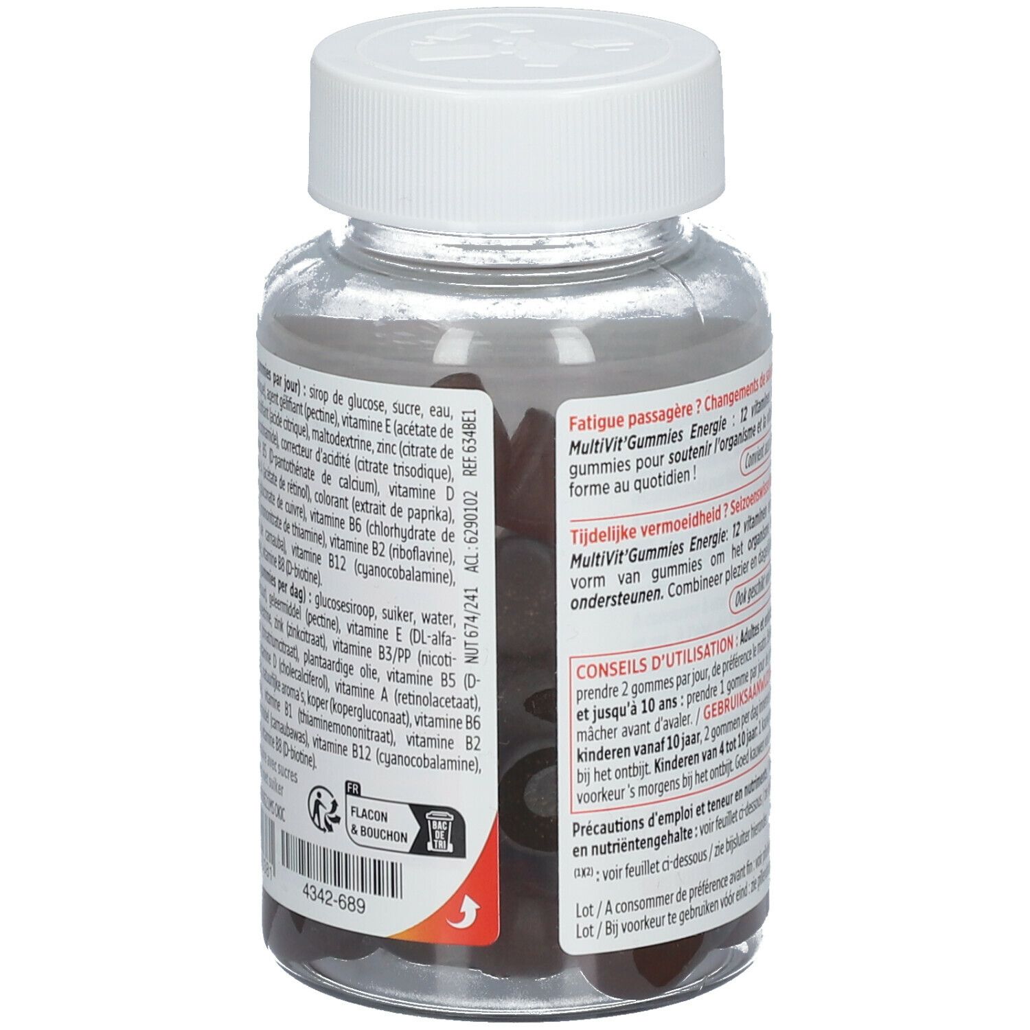 Forté Pharma MultiVit'Gummies Energie