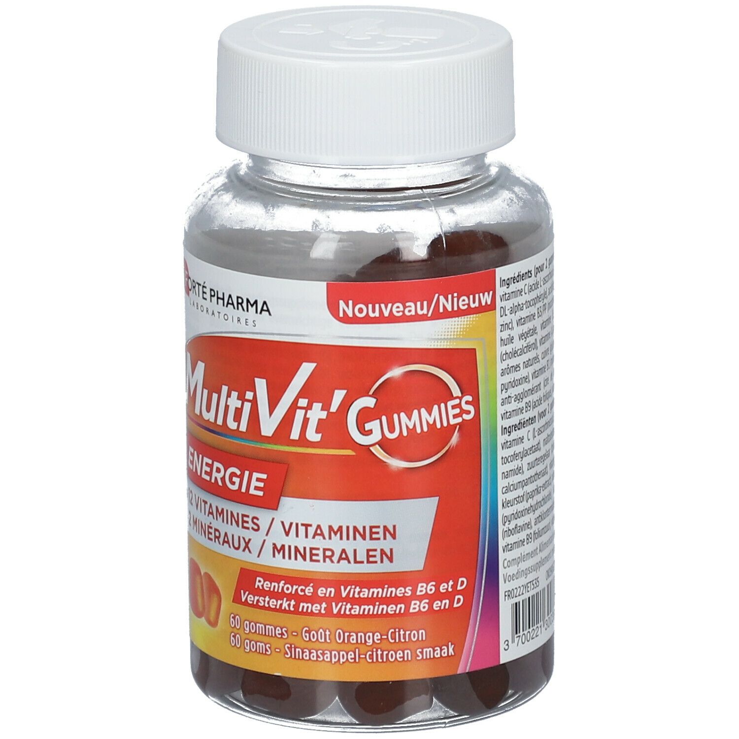 Forté Pharma MultiVit'Gummies Energie