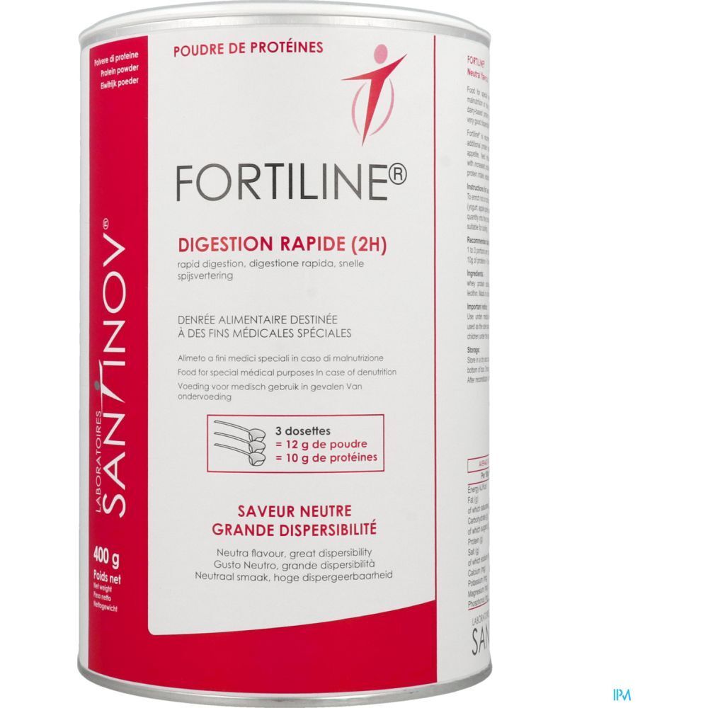 Fortiline Digestion Rapide, Denrée alimentaire destinée à des fins médicales spéciales, bt