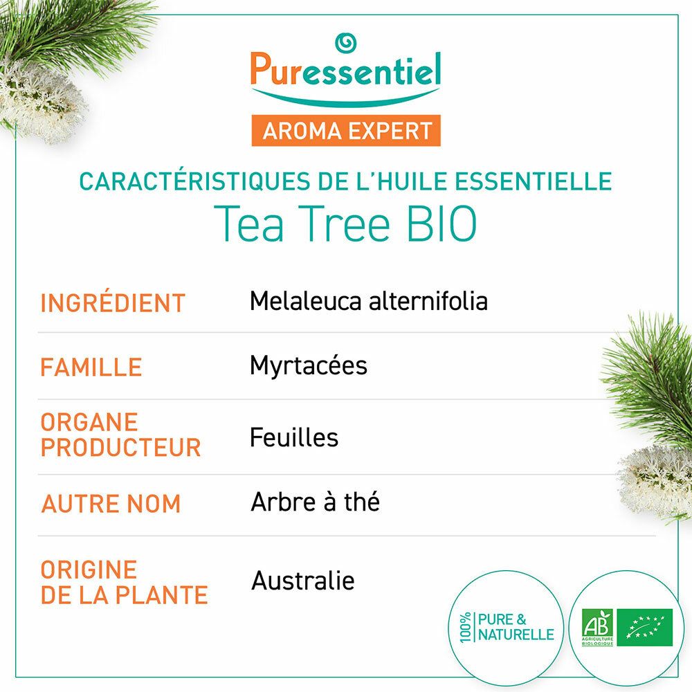 TEA TREE Olio Essenziale Bio 30 ml Puressentiel