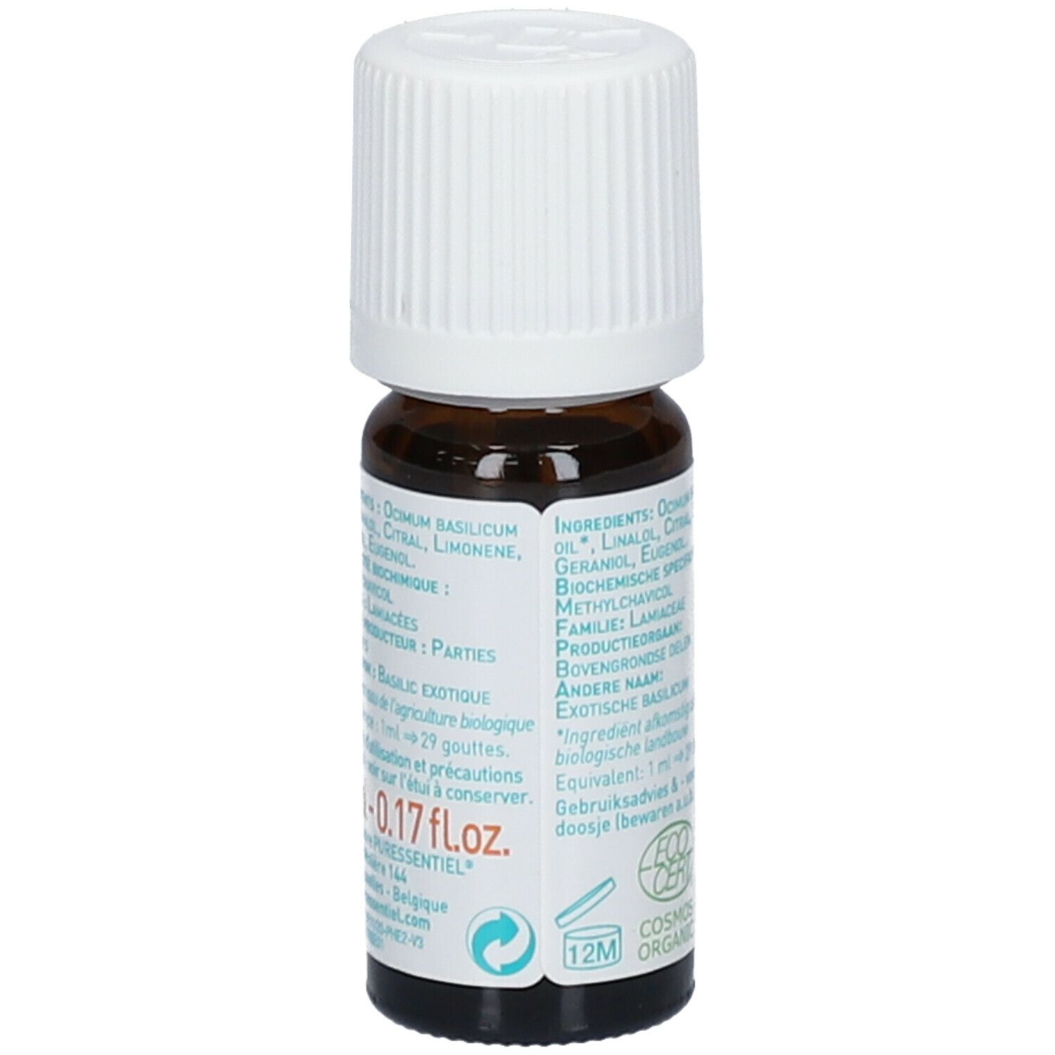 Puressentiel Huile Essentielle Bio Basilic Exotique 5 ml