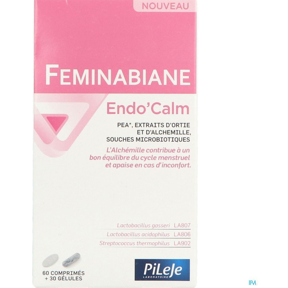 Feminabiane Endo'Calm, Comprimé + Gélule, complément alimentaire pour le confort féminin,