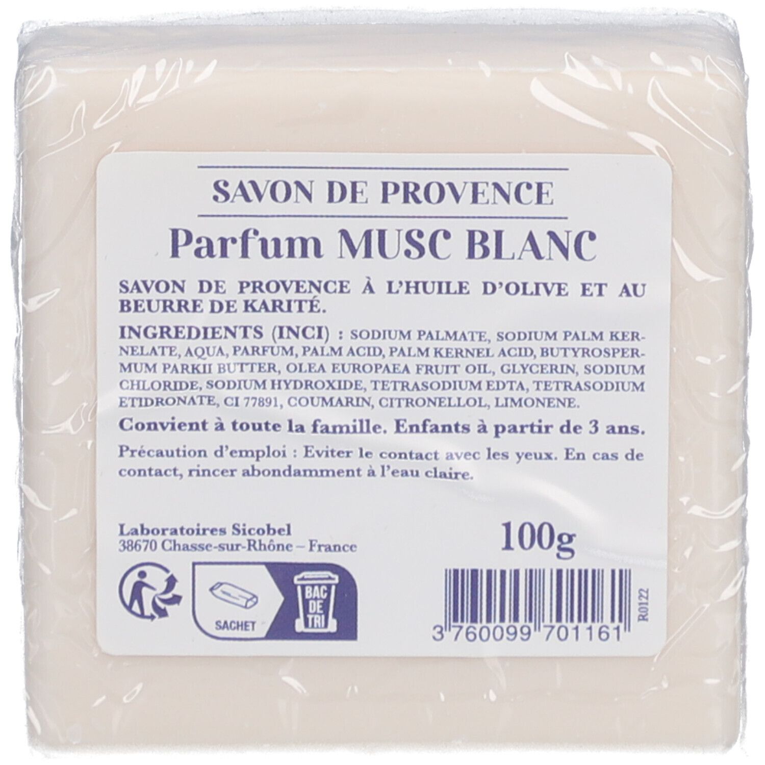 Secret Louise Savon Provence Musc Blanc