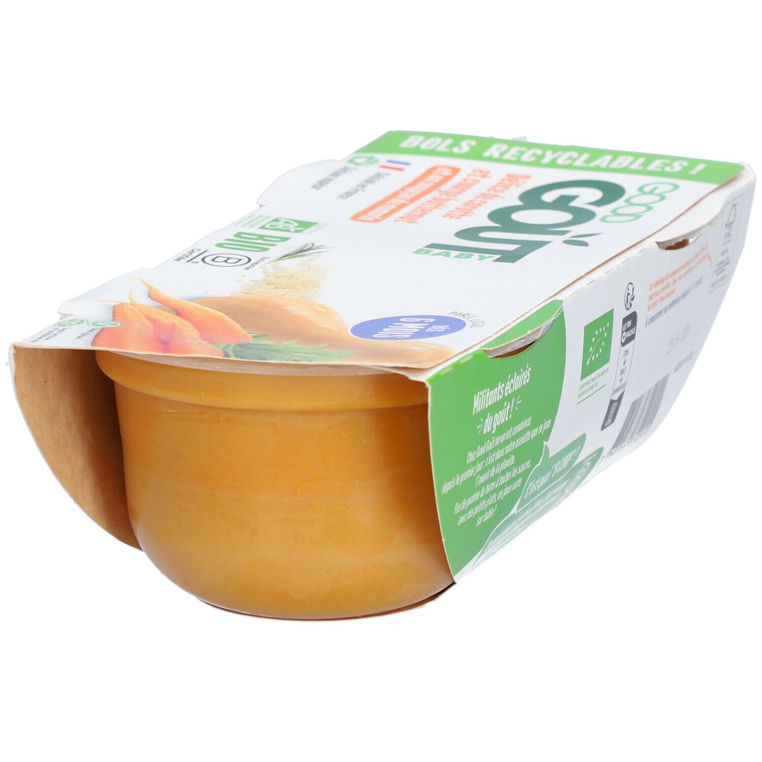 Good Goût Délice de carotte et courge butternut Bio