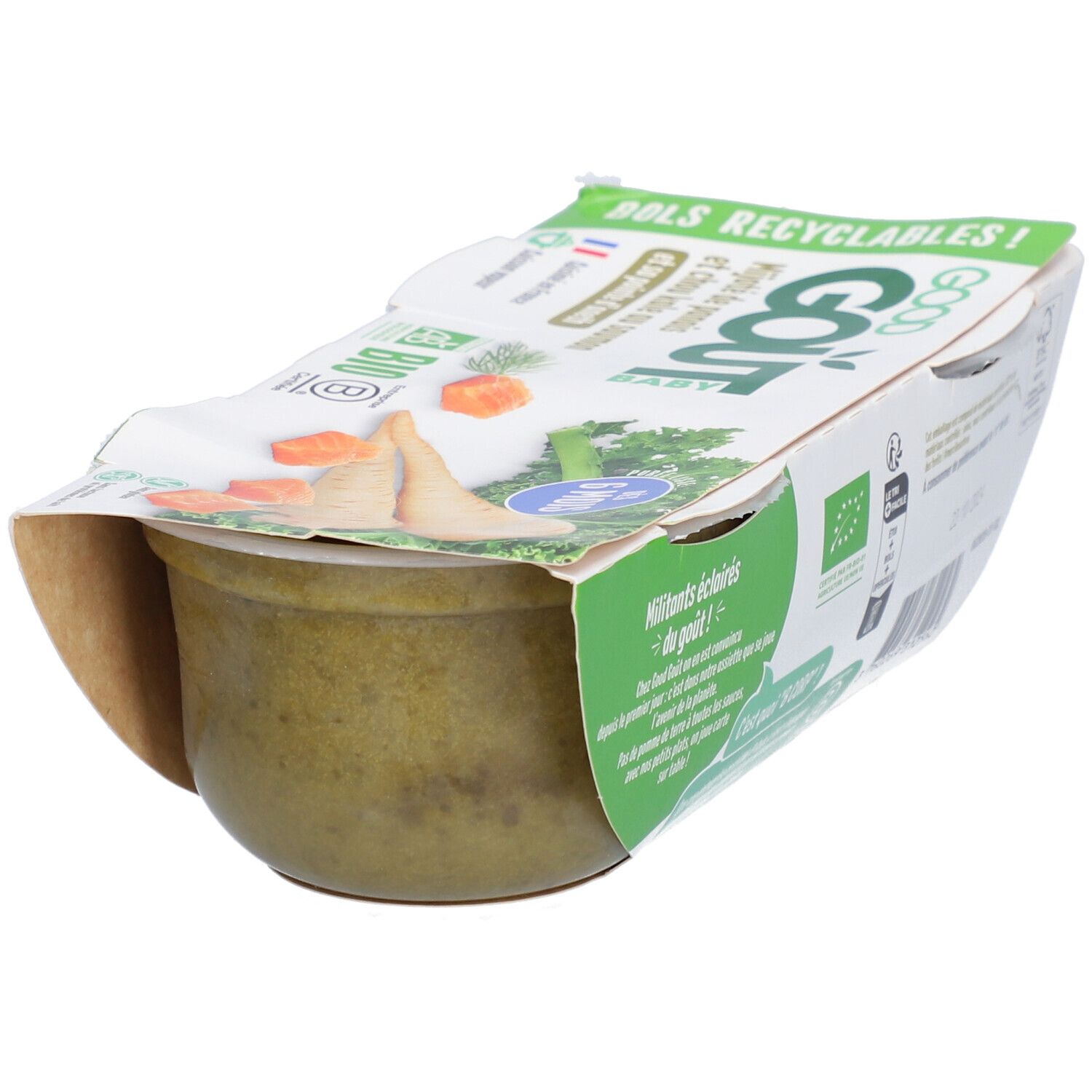 Good Goût Mijoté de Panais Chou Kale et Saumon