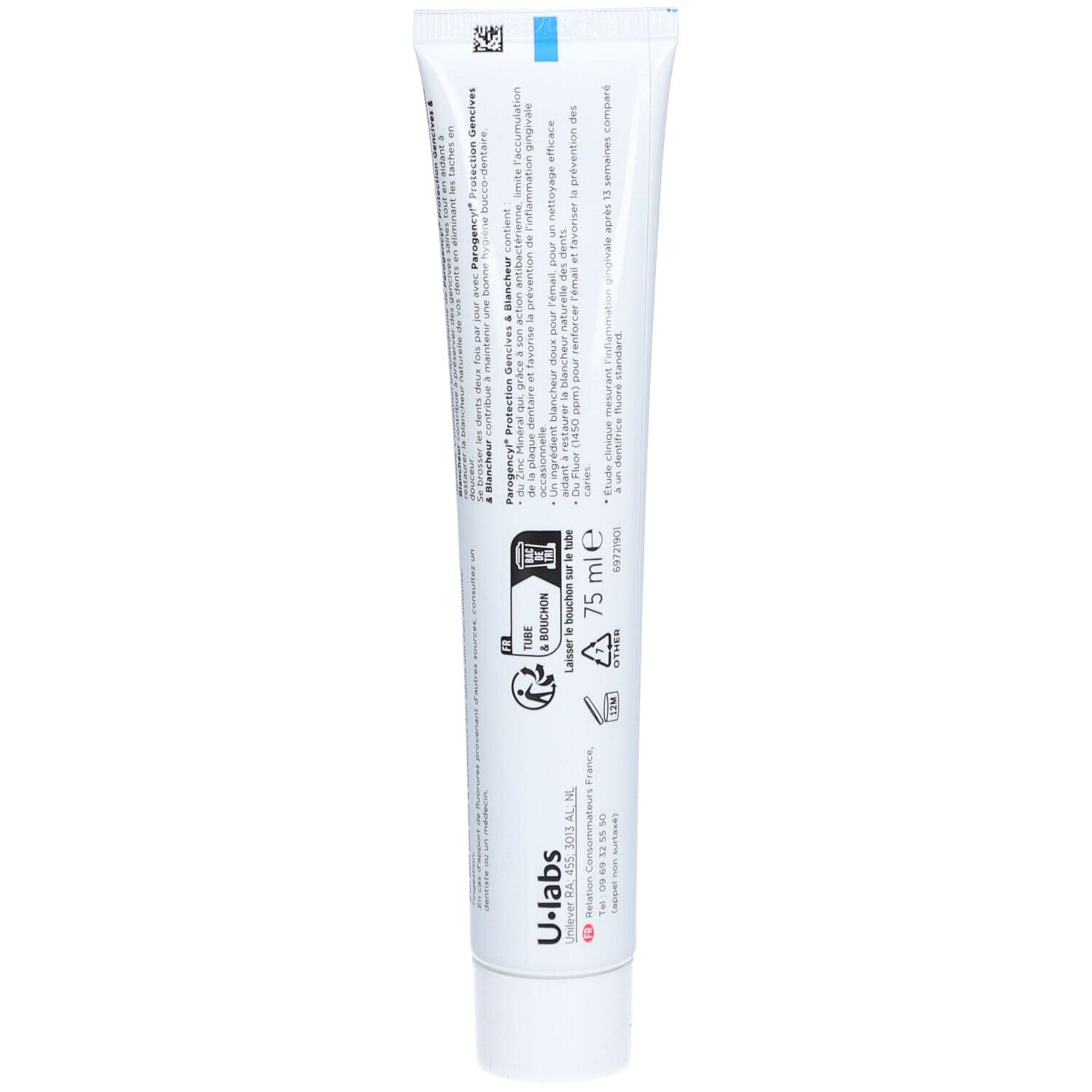 PAROGENCYL Dentifrice Protection Gencives et Blancheur