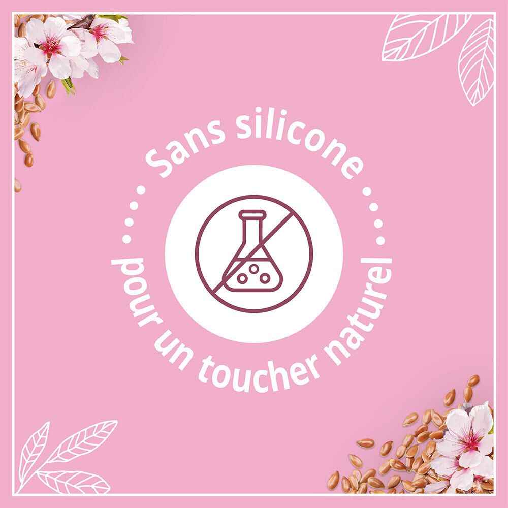 Le Petit Marseillais Shampooing Douceur & Eclat, Cheveux Longs et Délicats, Amande Douce BIO & Graines de Lin BIO