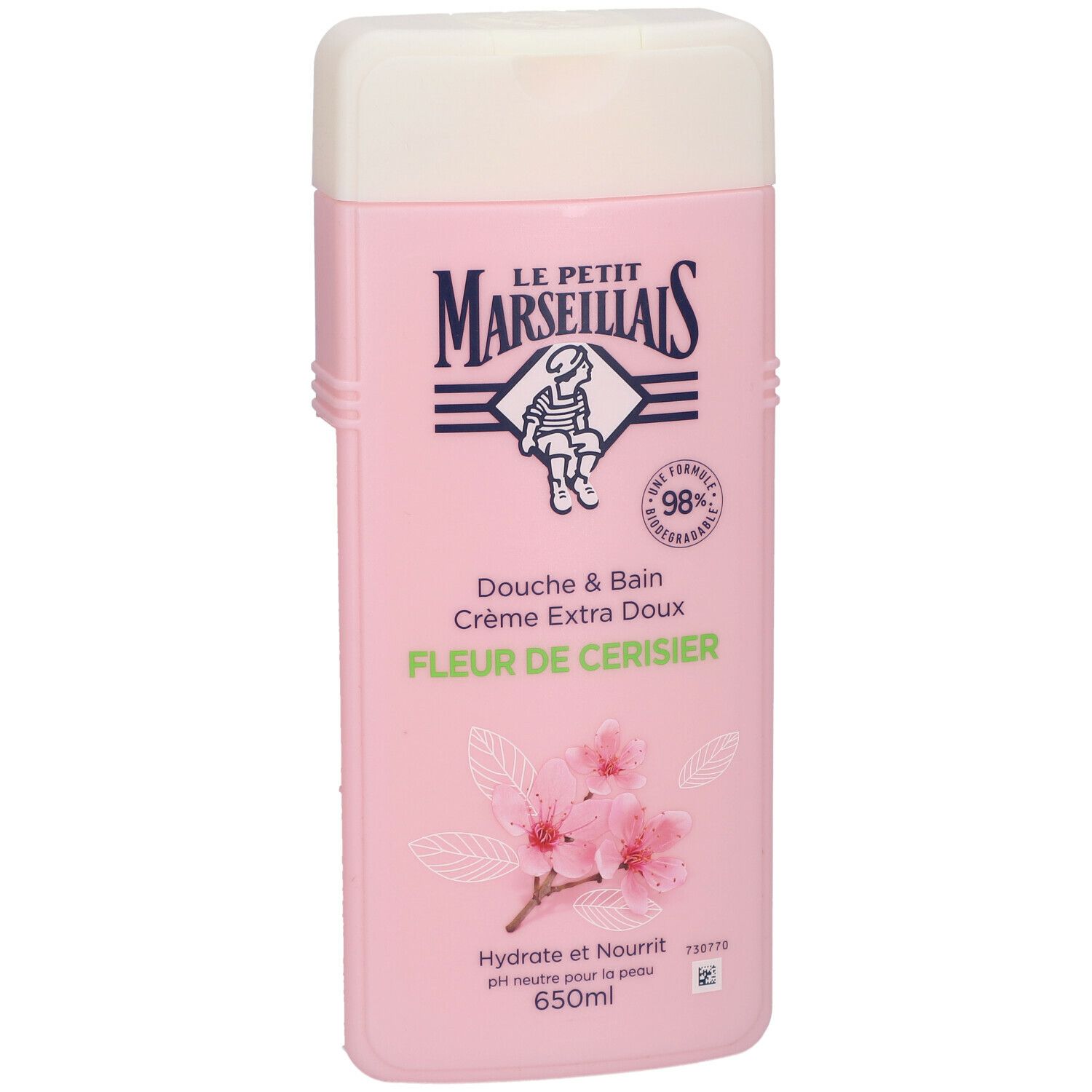 Le Petit Marseillais Douche & Bain Crème Extra Doux Fleur de Cerisier 650 ml