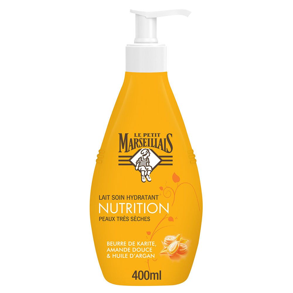 Le Petit Marseillais Lait Corps Nutrition Karité, Amande Douce & Argan