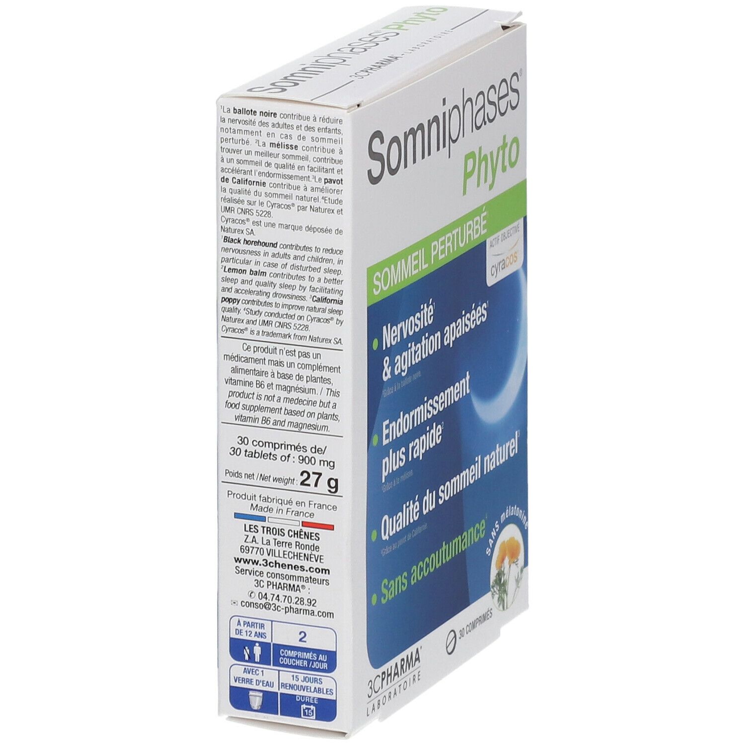 3C PHARMA® Somniphases® Phyto