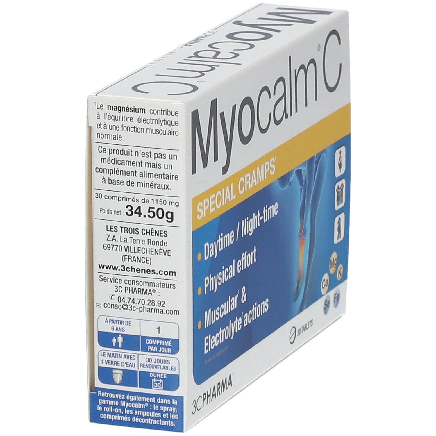 3C PHARMA® Myocalm® C Spécial Crampes