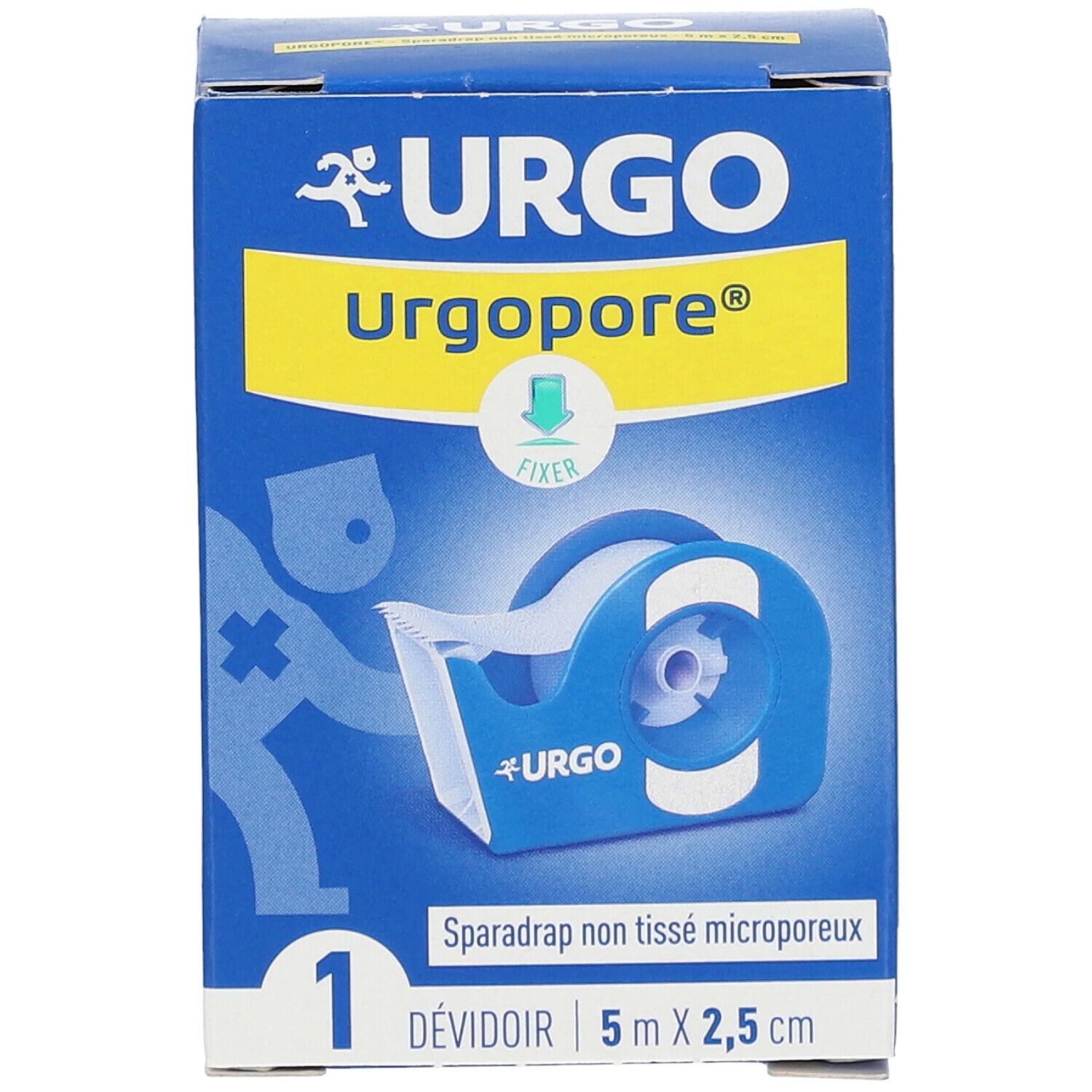 URGO Urgopore® Géant Sparadrap non tissé microporeux 5 m x 2,5 cm