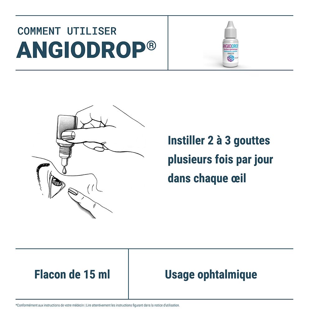 Densmore Angiodrop® Solution ophtalmique - Sécheresse de l'œil 15 mL