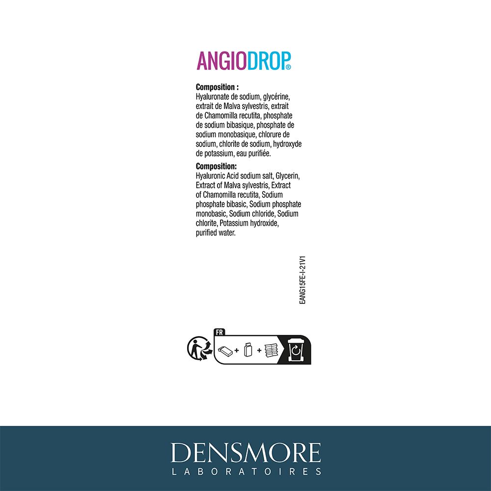 Densmore Angiodrop® Solution ophtalmique - Sécheresse de l'œil 15 mL