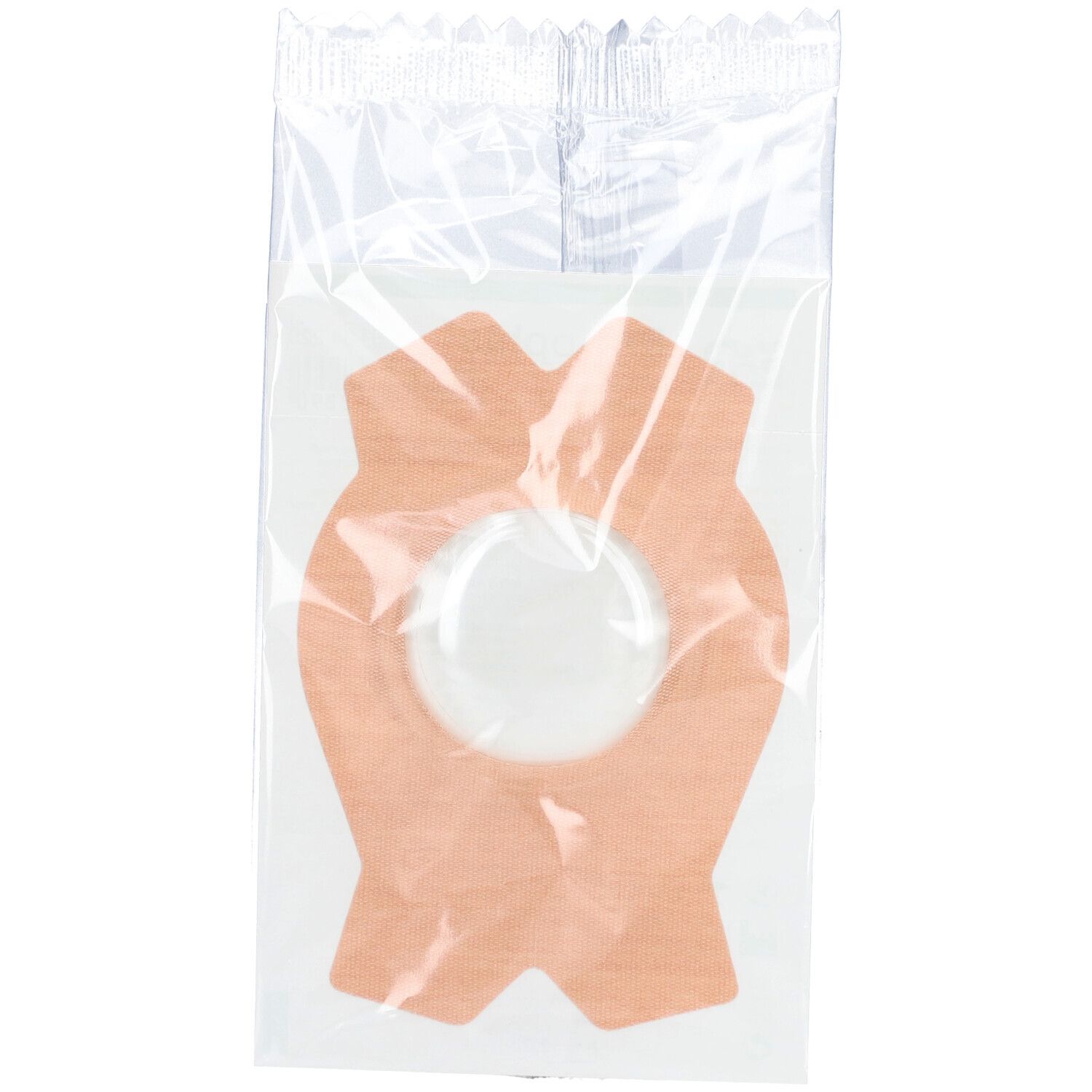 PROOPHTA S - Pansement ophtalmique adhésif, avec coquille transparente ronde incorporée. a