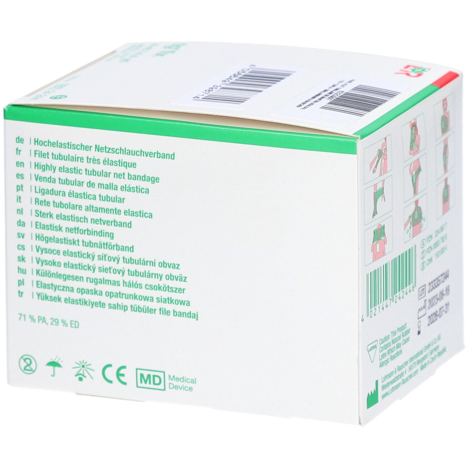 TG FIX - Filet tubulaire de maintien de pansement en rouleau. E (ref. L8024) - unité