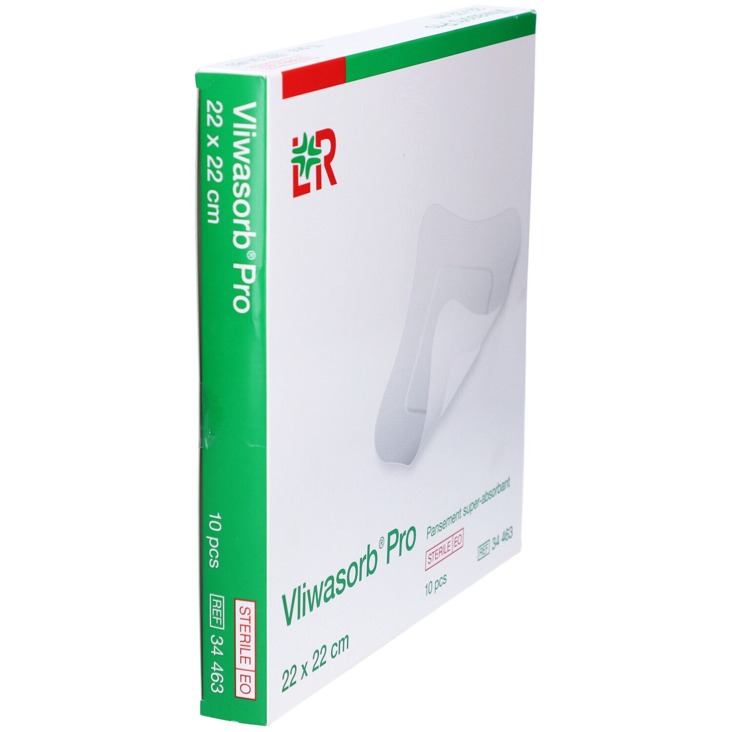 VLIWASORB PRO - Pansement hydrocellulaire superabsorbant, stérile. 22 cm x 22 cm (ref. 344