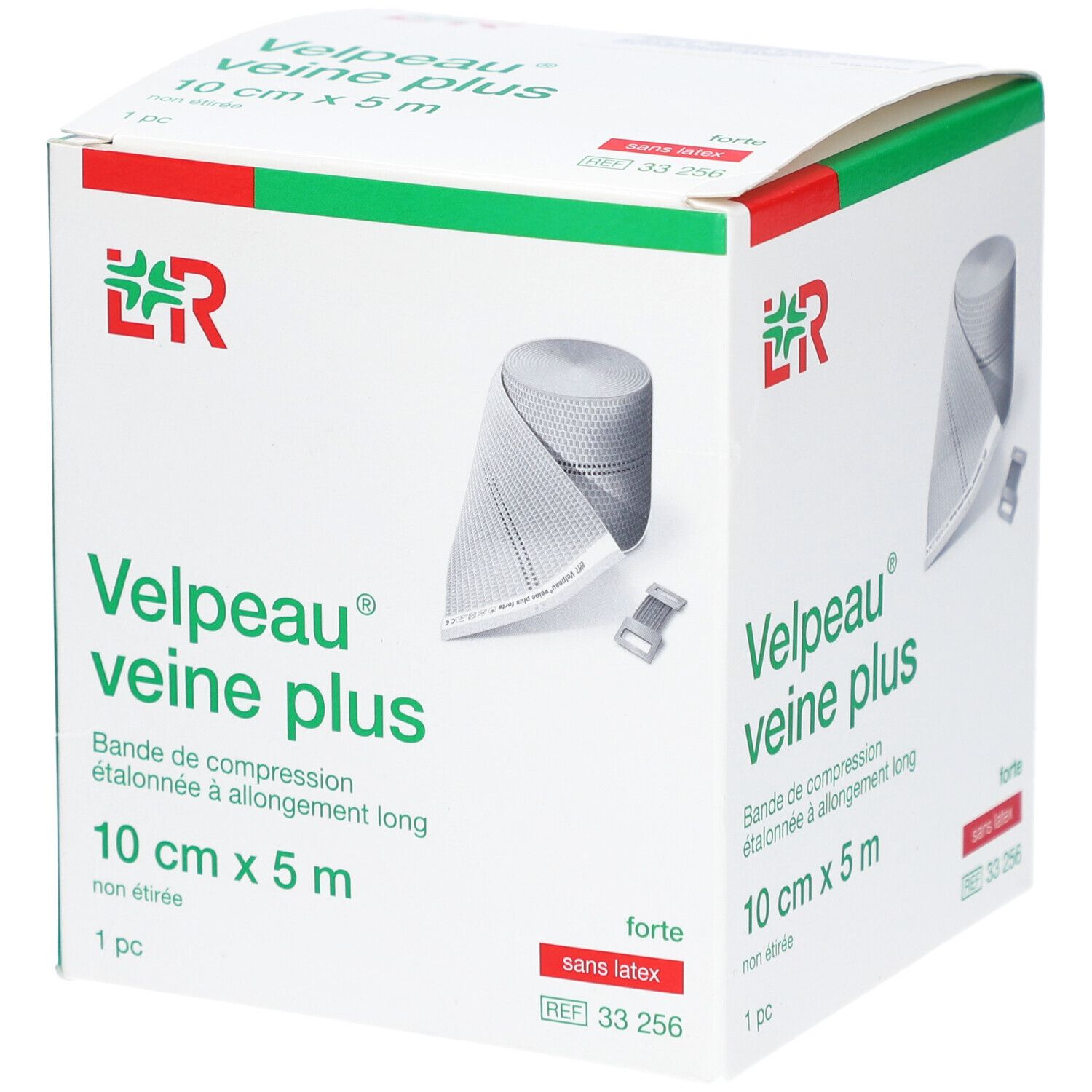 VELPEAU VEINE PLUS - Bande de compression, force 3, étalonnée, élastique tous sens, sans l