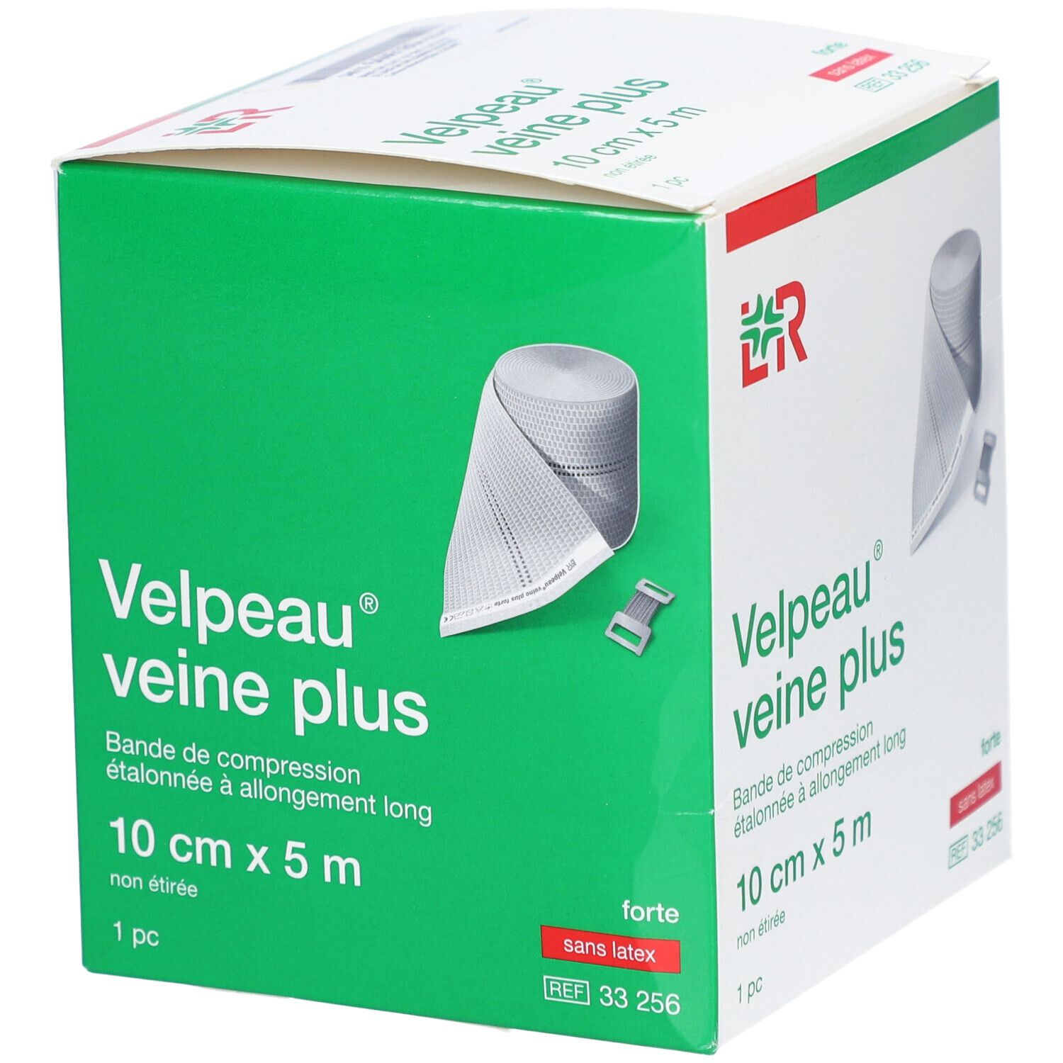 VELPEAU VEINE PLUS - Bande de compression, force 3, étalonnée, élastique tous sens, sans l
