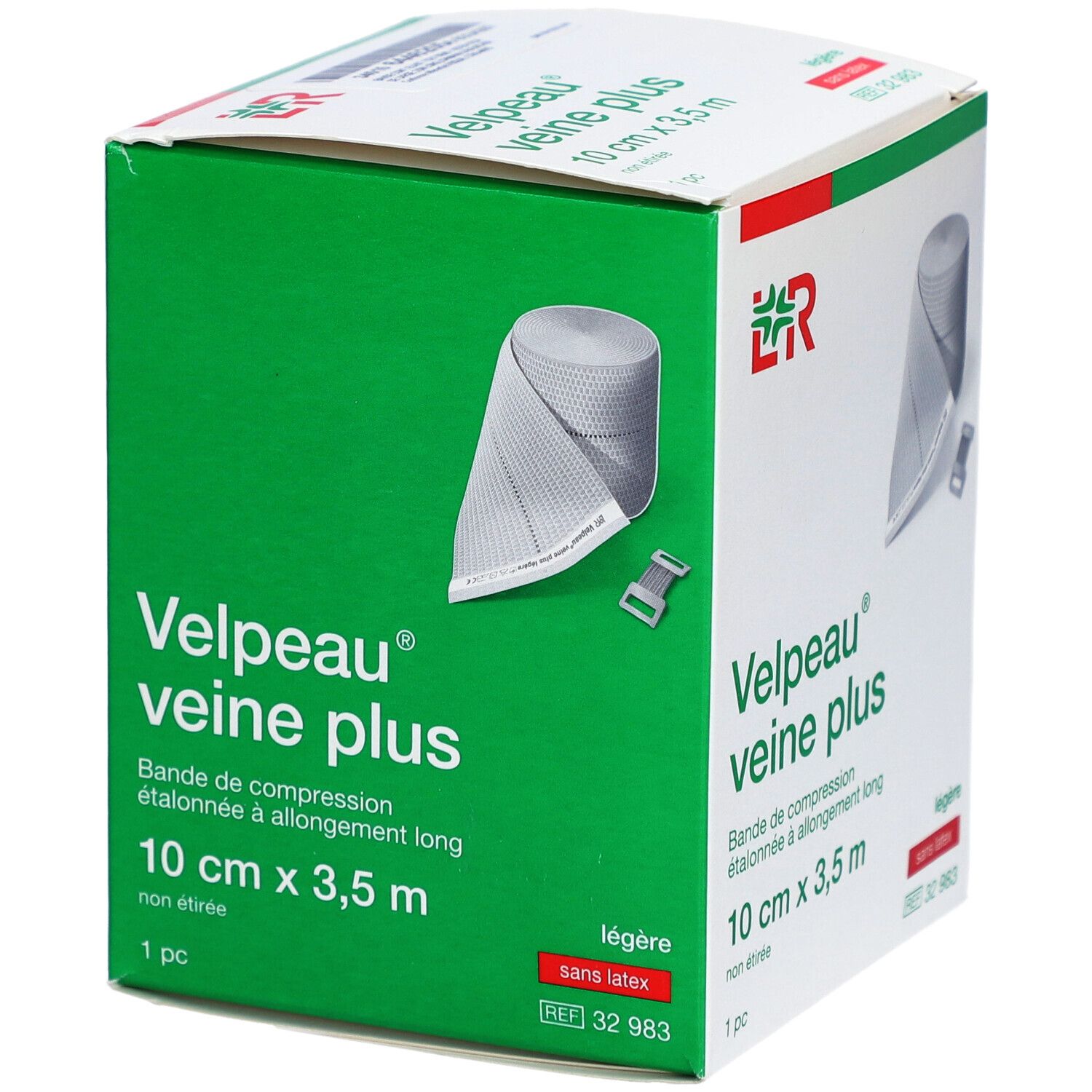 VELPEAU VEINE PLUS - Bande de compression, force 2, étalonnée, élastique tous sens, sans l