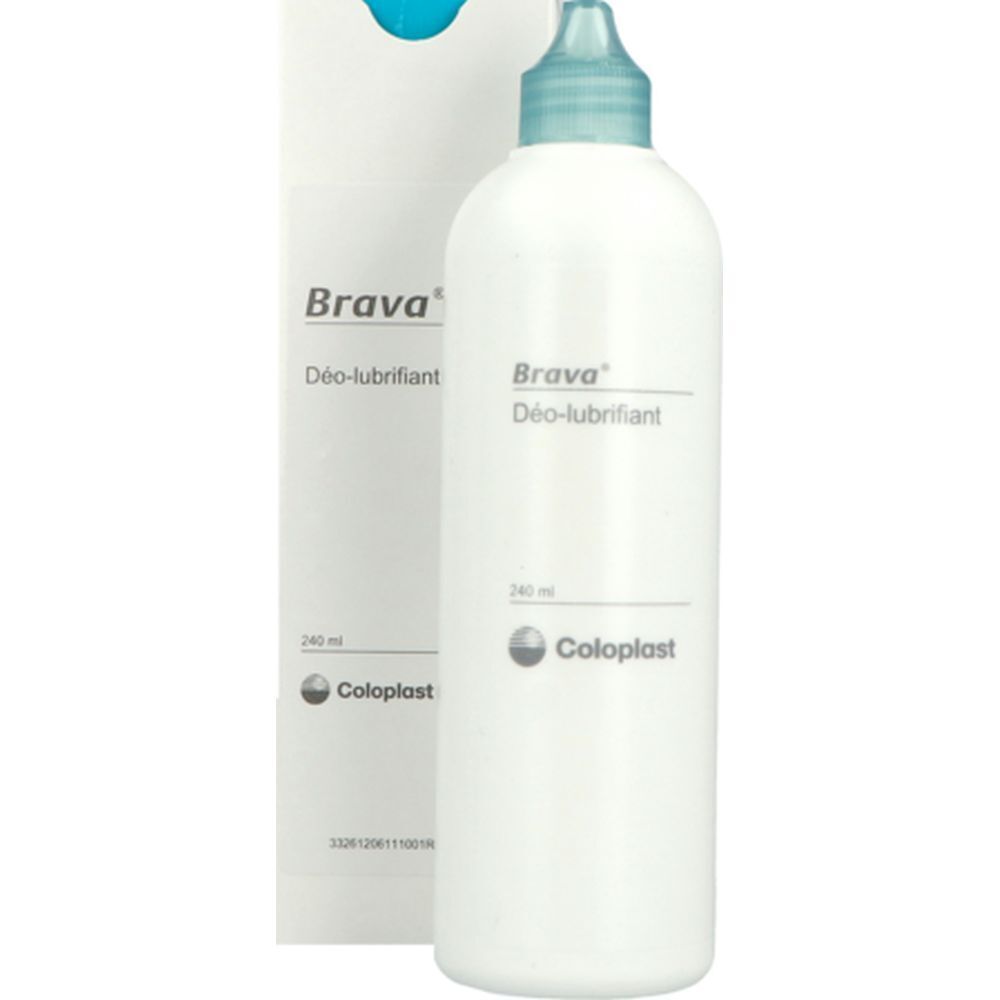 BRAVA DÉO - LUBRIFIANT - Solution désodorisante et lubrifiante pour poche d'entérostomie