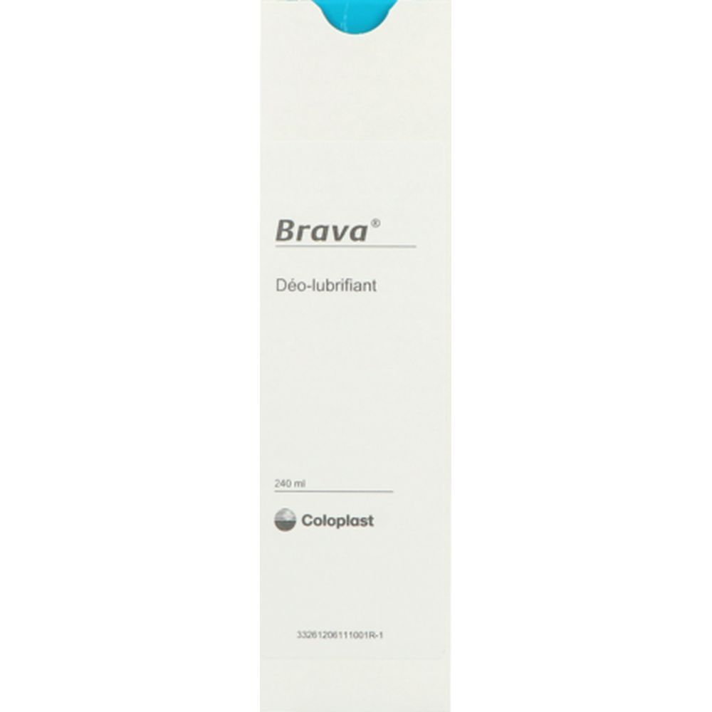 BRAVA DÉO - LUBRIFIANT - Solution désodorisante et lubrifiante pour poche d'entérostomie