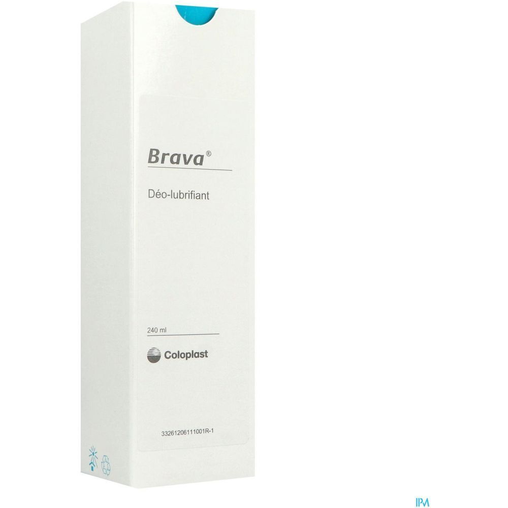 BRAVA DÉO - LUBRIFIANT - Solution désodorisante et lubrifiante pour poche d'entérostomie