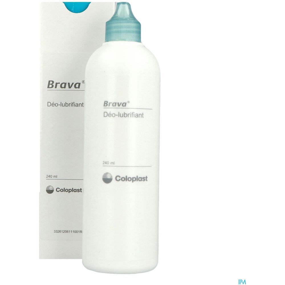 BRAVA DÉO - LUBRIFIANT - Solution désodorisante et lubrifiante pour poche d'entérostomie