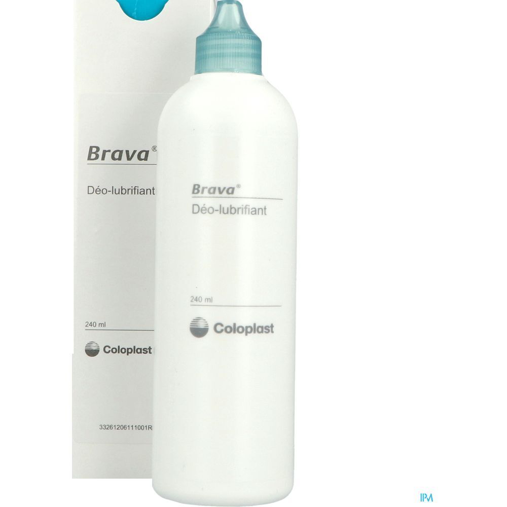 BRAVA DÉO - LUBRIFIANT - Solution désodorisante et lubrifiante pour poche d'entérostomie