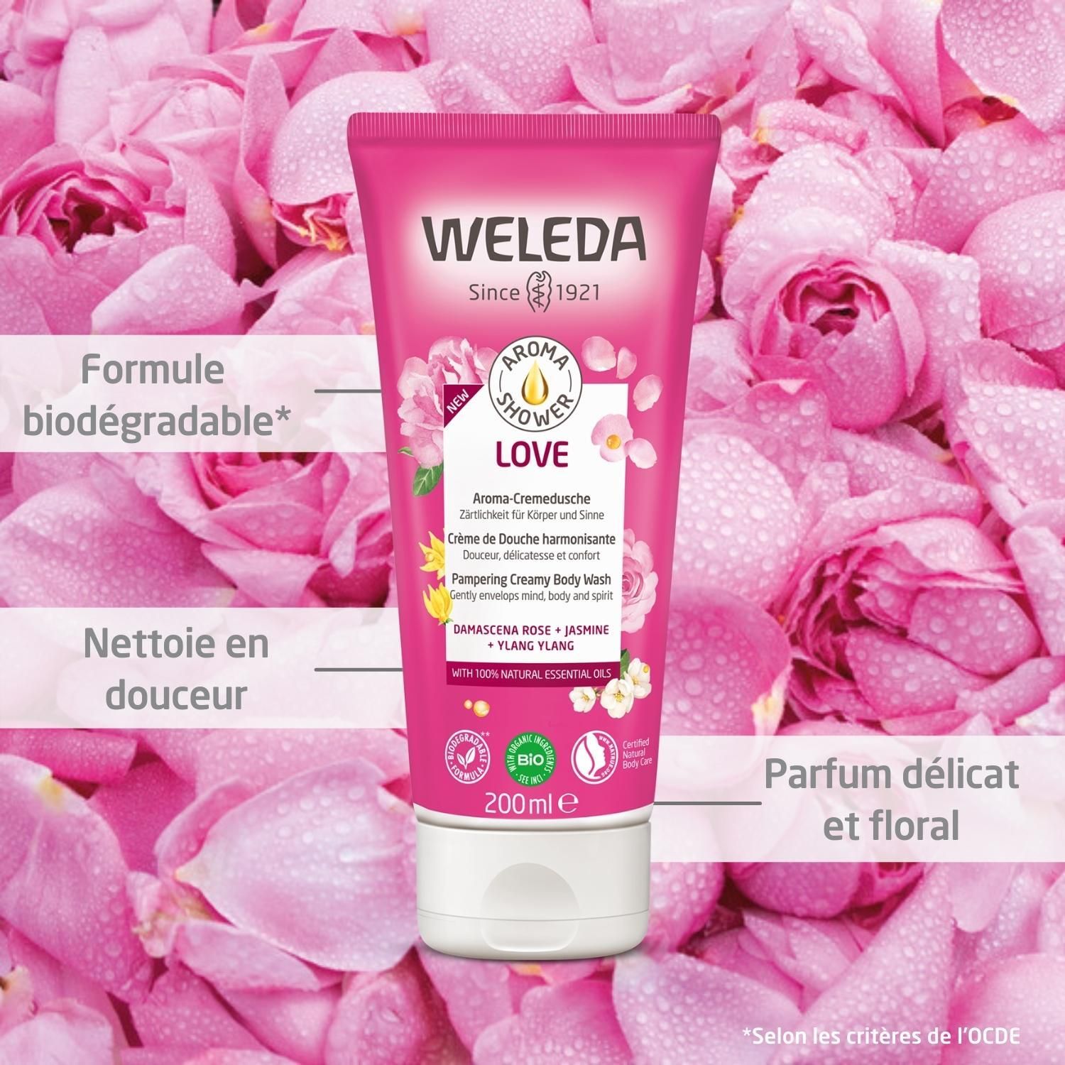 WELEDA Love Crème de Douche harmonisante Aroma