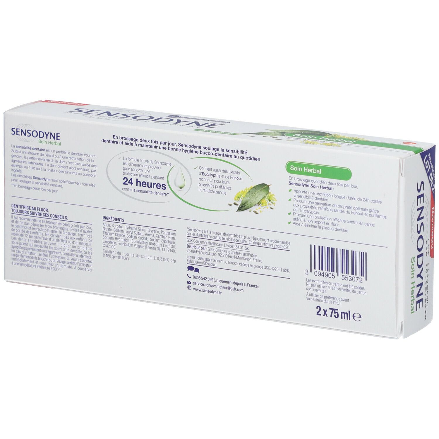 SENSODYNE® Dentifrice Soin Herbal