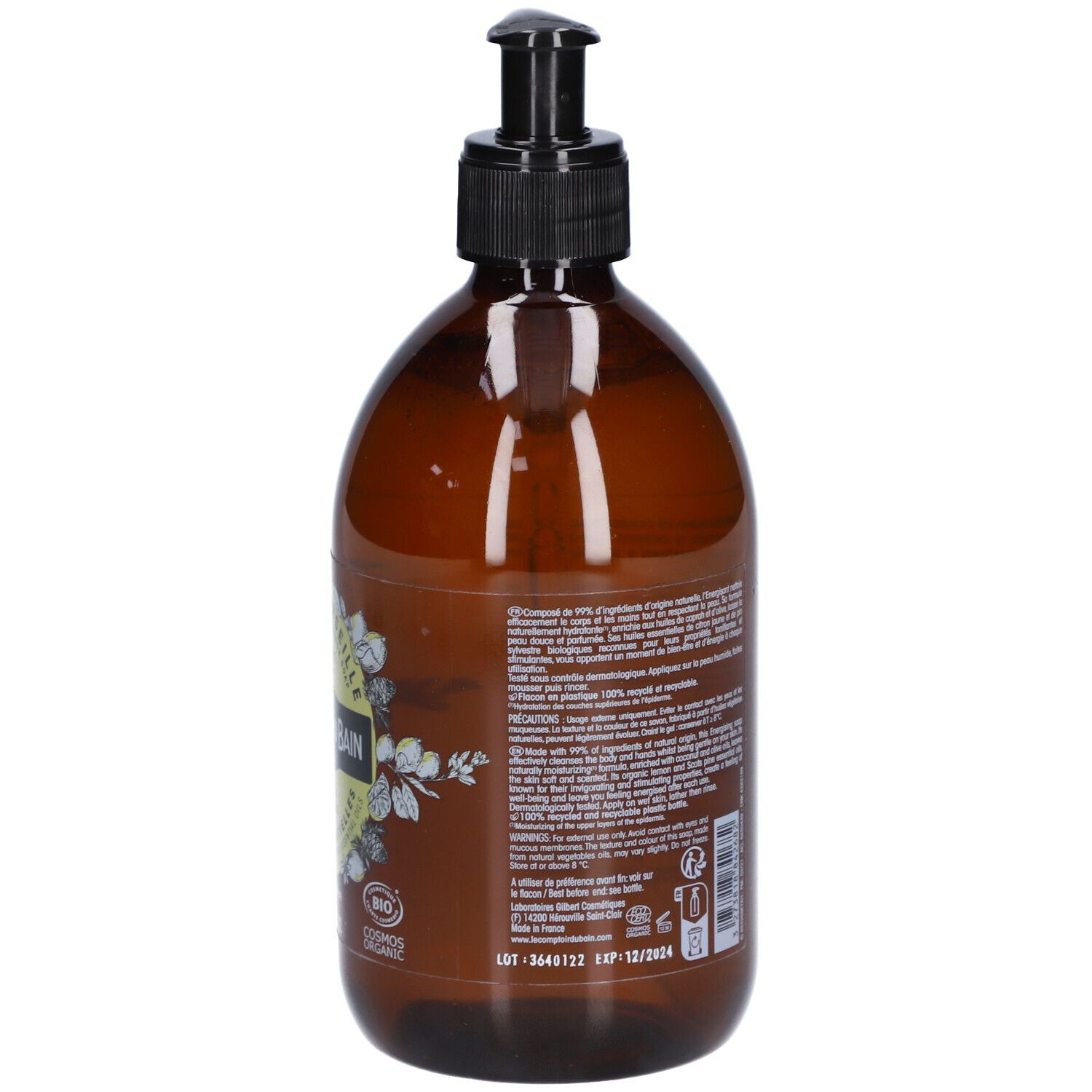 Le Comptoir du Bain Savon de Marseille BIO L'Energisant 500 ml - Redcare Pharmacie Le Comptoir du Bain Savon de Marseille BIO L'Energisant 500 ml - Redcare Pharmacie