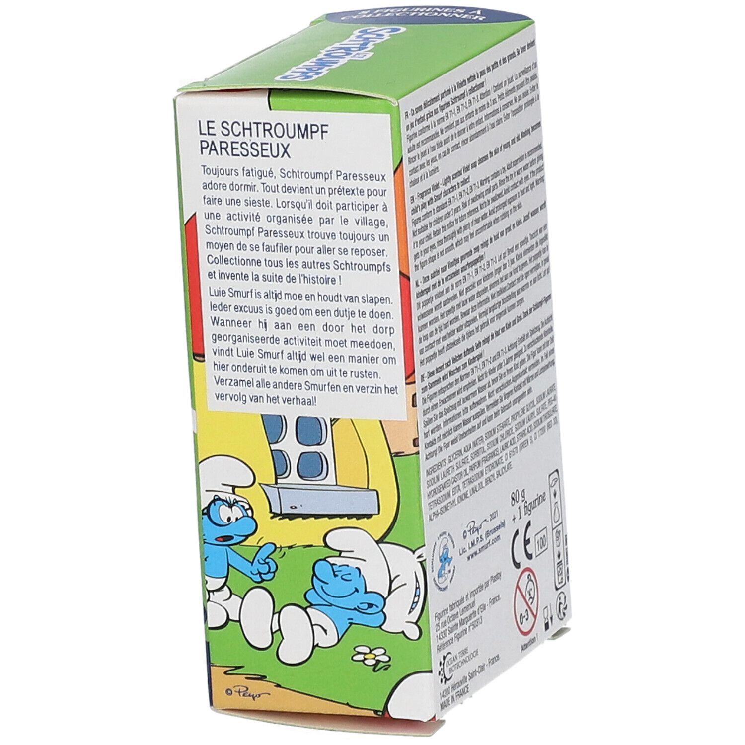 Le Comptoir du Bain Les Schtroumpfs Savon Solide Parfum Violette