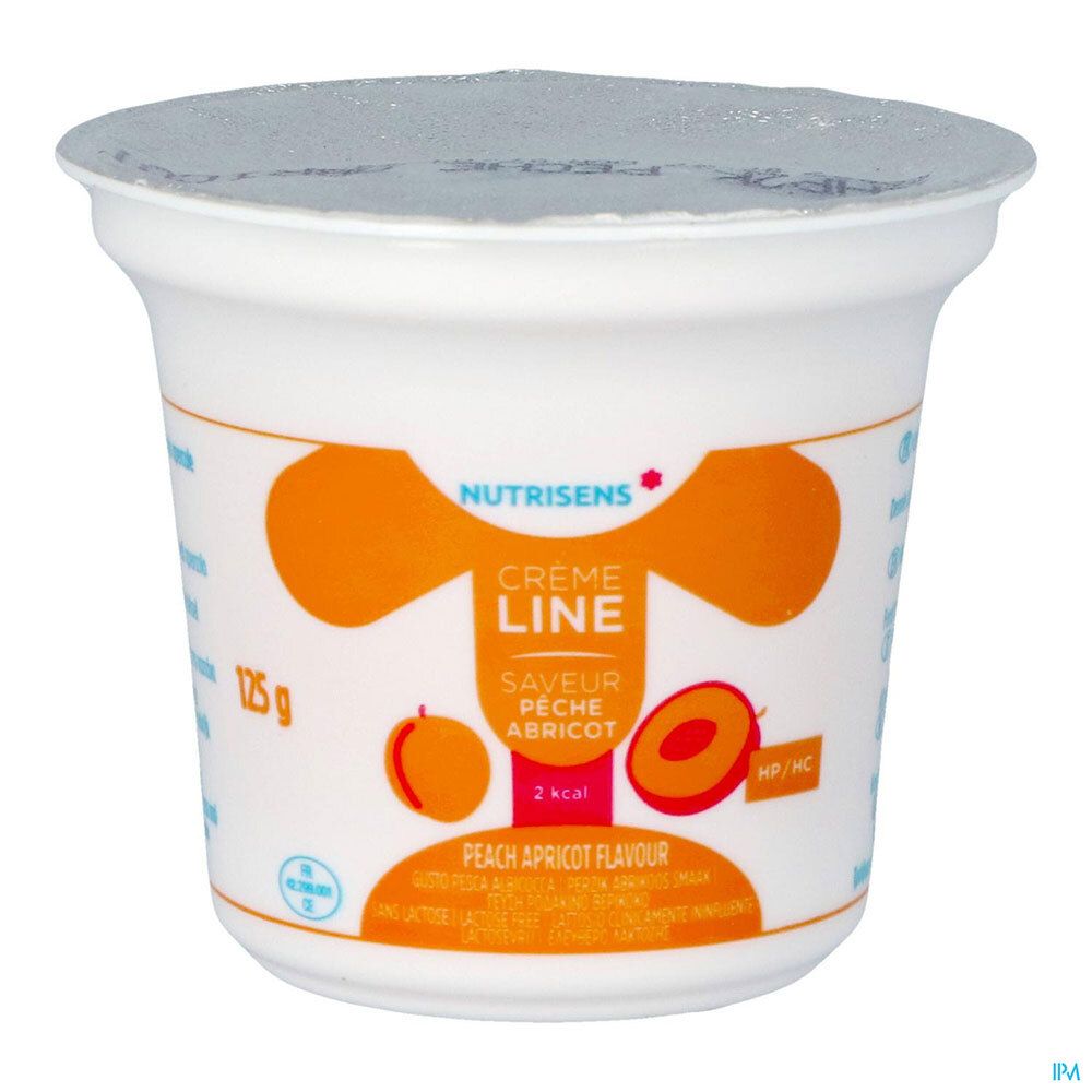 Crèmeline Crème Dessert, Denrée alimentaire destinée à des fins médicales spéciales, pêche