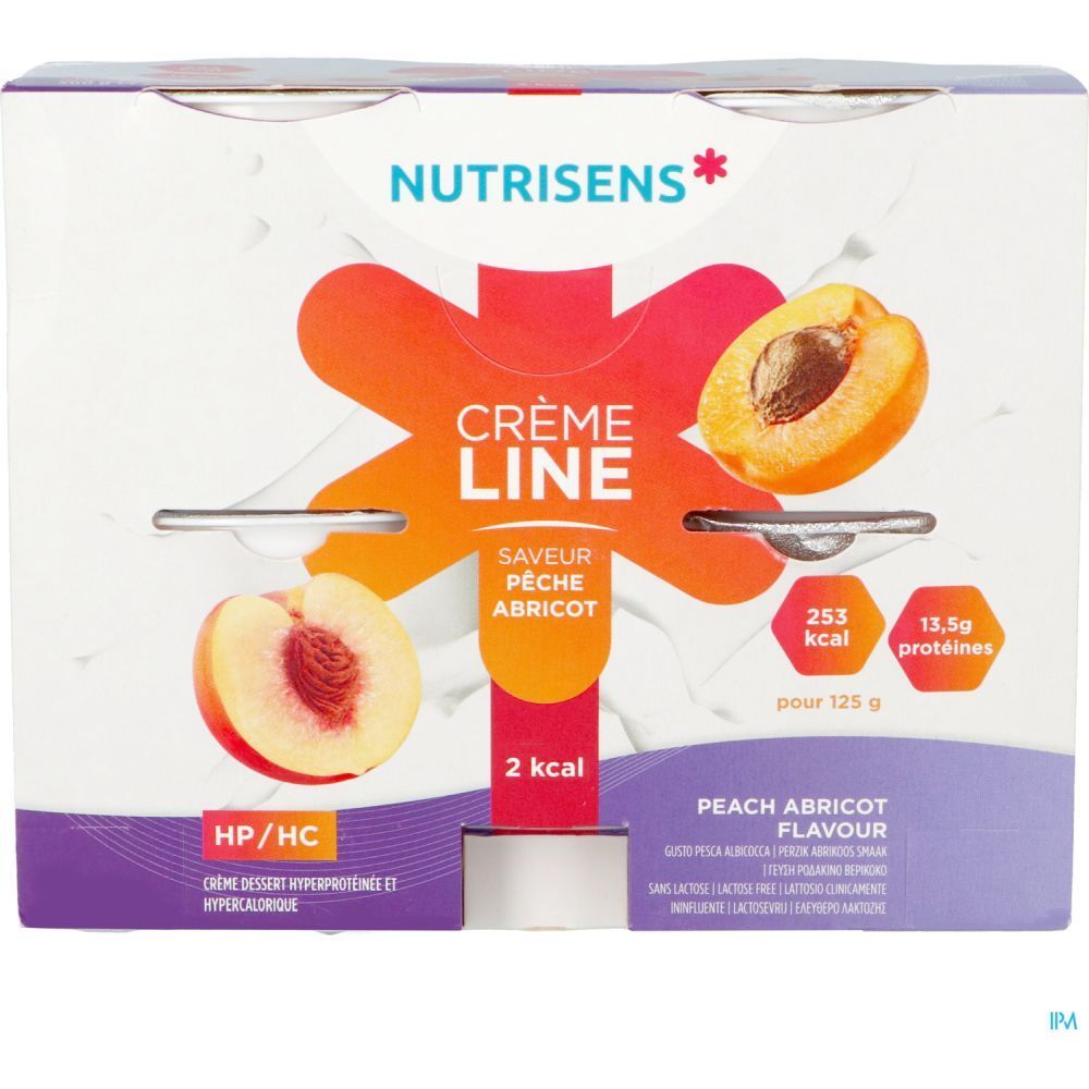Crèmeline Crème Dessert, Denrée alimentaire destinée à des fins médicales spéciales, pêche
