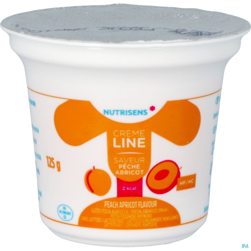 Crèmeline Crème Dessert, Denrée alimentaire destinée à des fins médicales spéciales, pêche