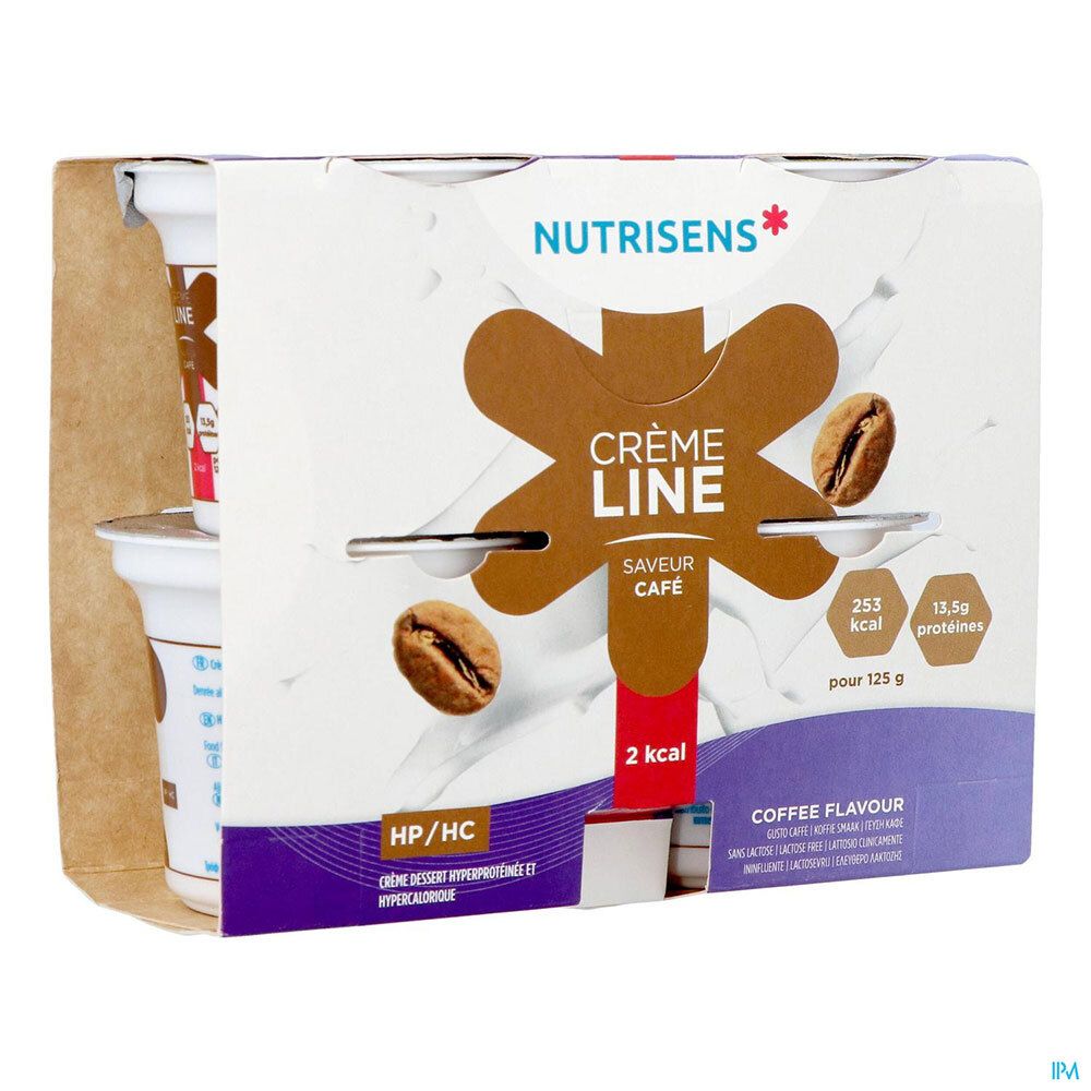 Crèmeline Crème Dessert, Denrée alimentaire destinée à des fins médicales spéciales, café,