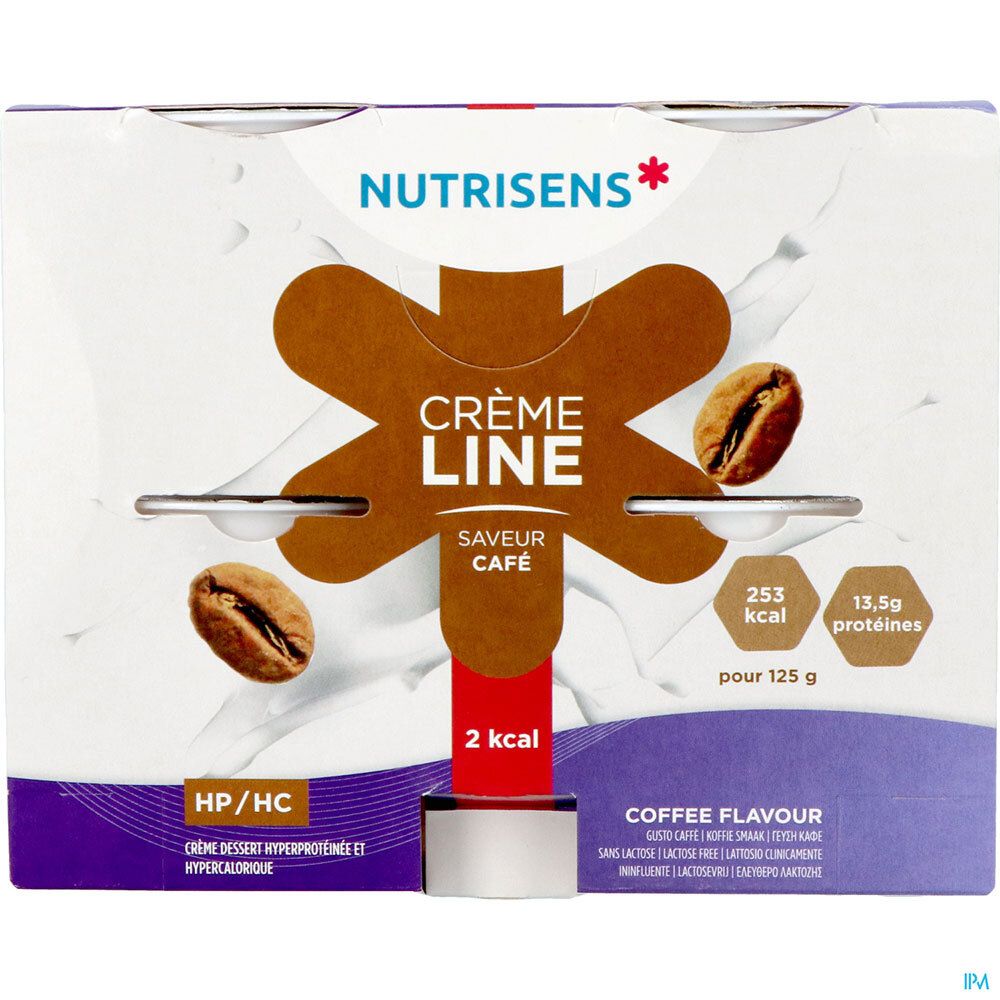 Crèmeline Crème Dessert, Denrée alimentaire destinée à des fins médicales spéciales, café,
