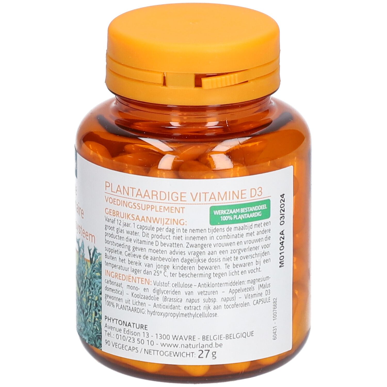 Naturland Vitamine D3 Végétale - Végécaps