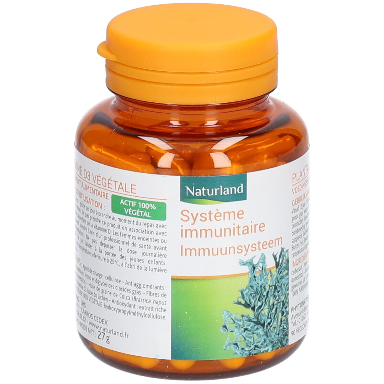 Naturland Vitamine D3 Végétale - Végécaps