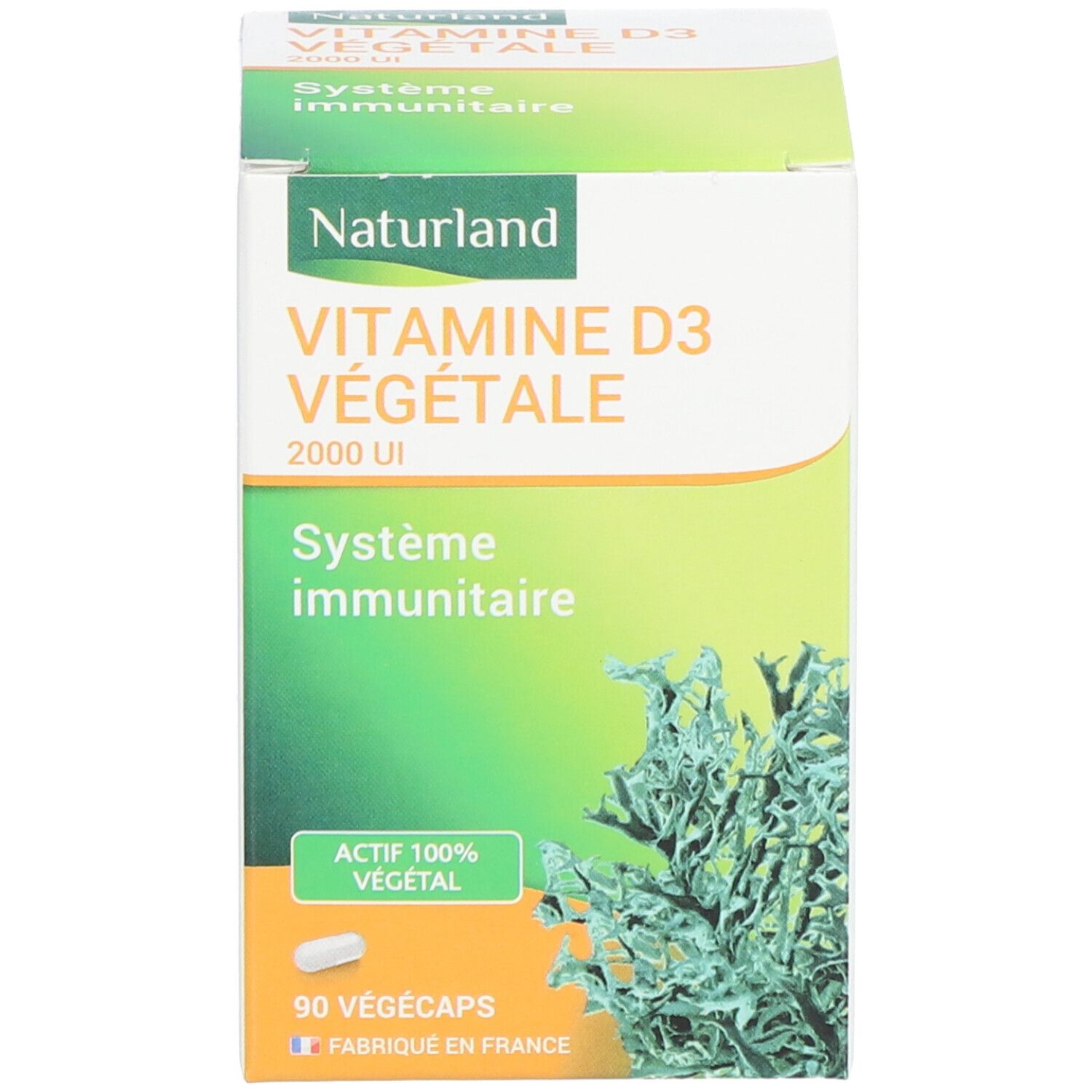 Naturland Vitamine D3 Végétale - Végécaps