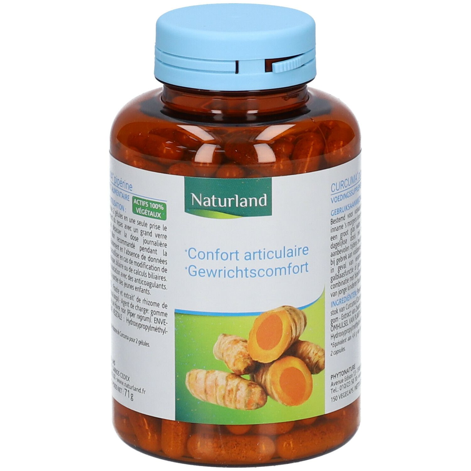 Naturland Curcuma pipérine Bio - Végécaps