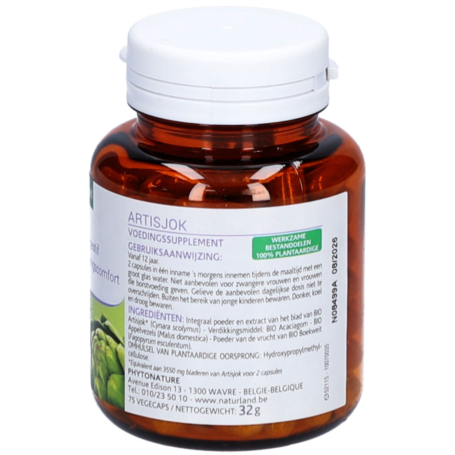 Naturland Artichaut Bio - Végécaps