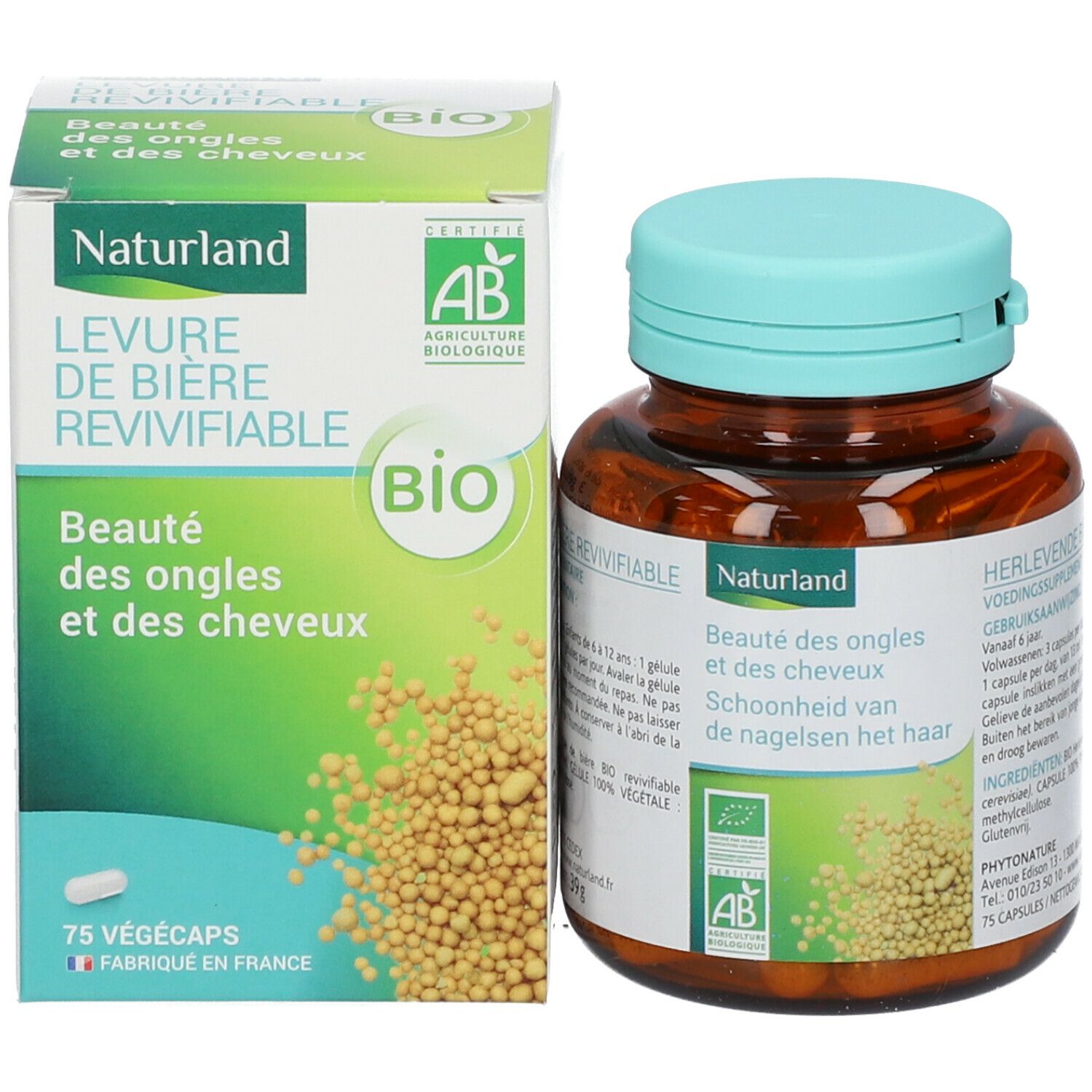 Naturland Levure de bière Revivifiable Bio - Végécaps
