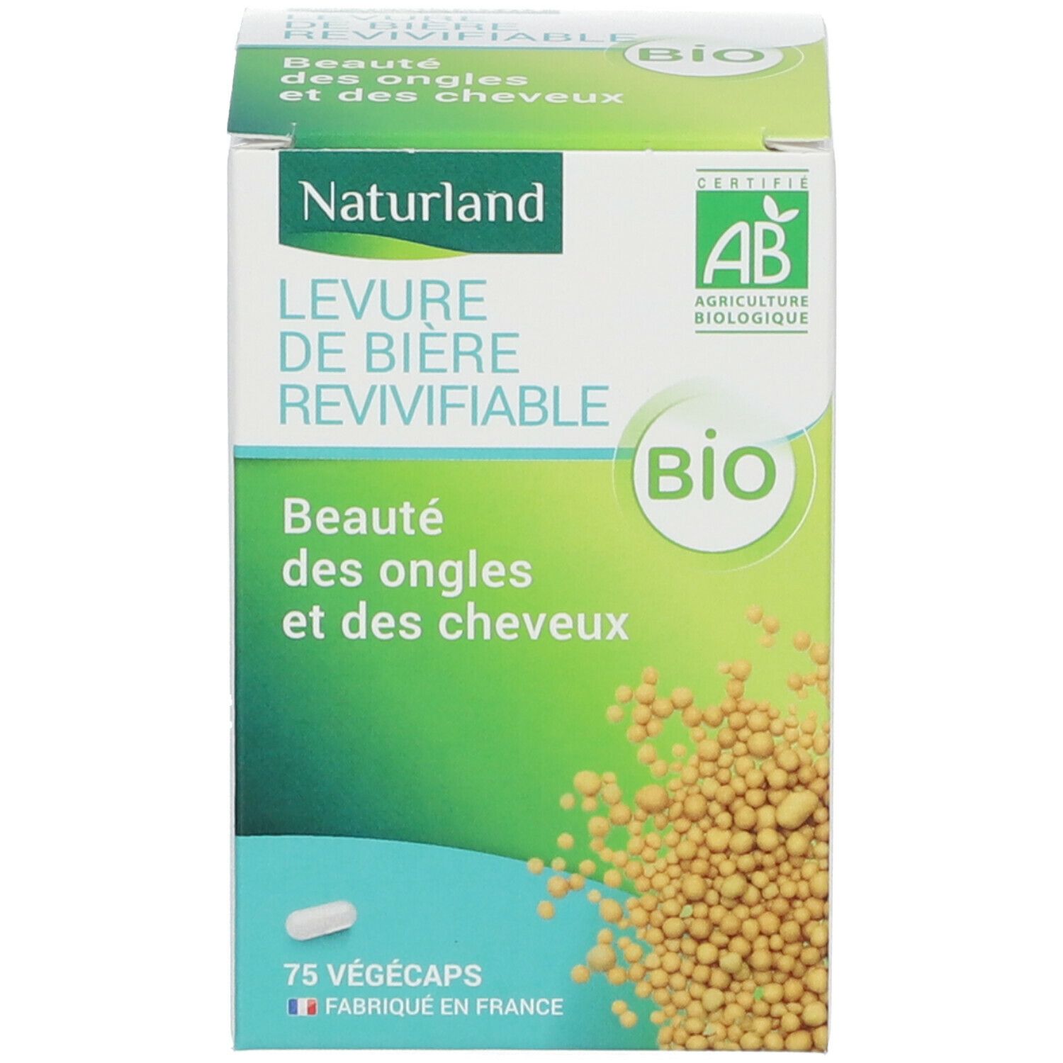 Naturland Levure de bière Revivifiable Bio - Végécaps