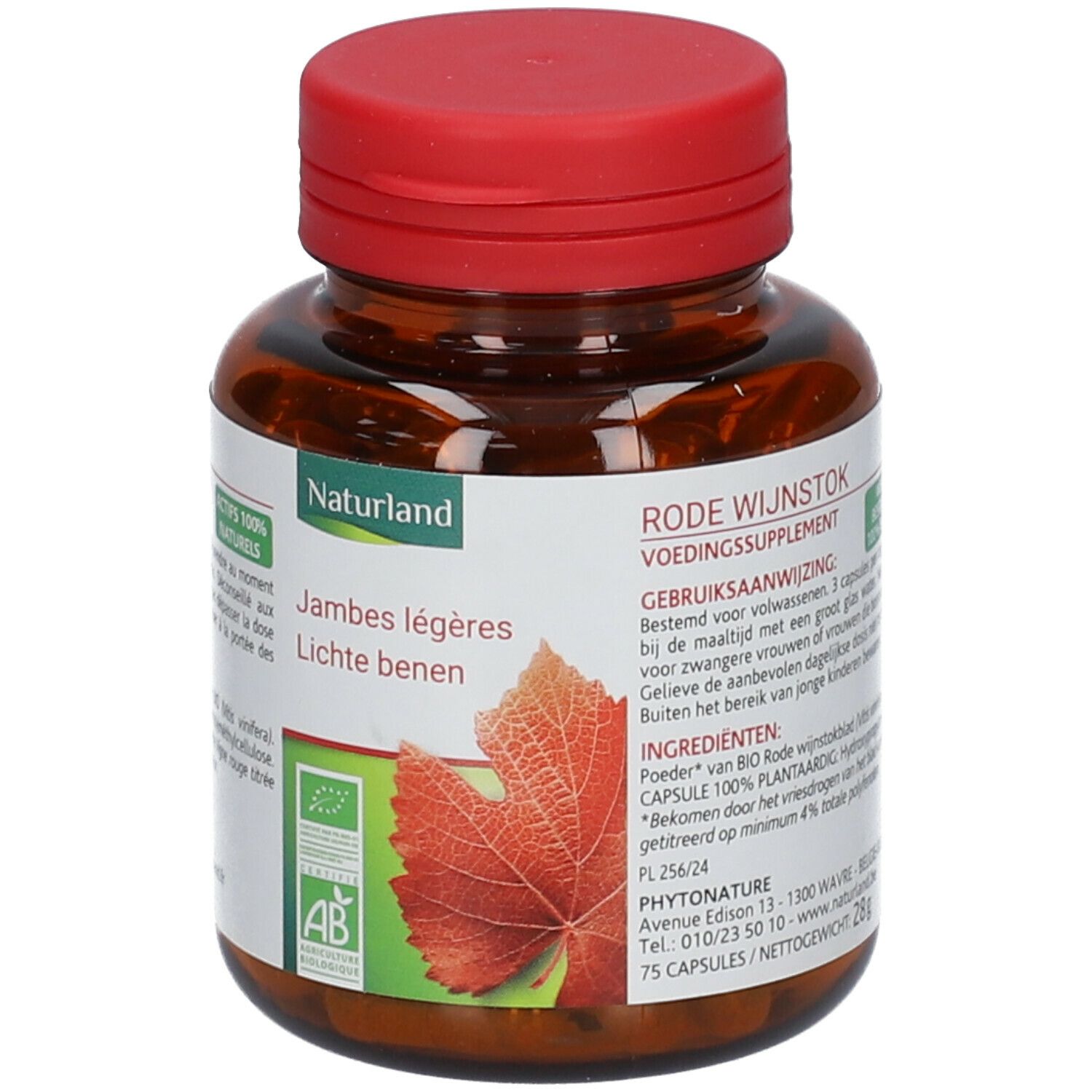Naturland Vigne rouge Bio - Végécaps