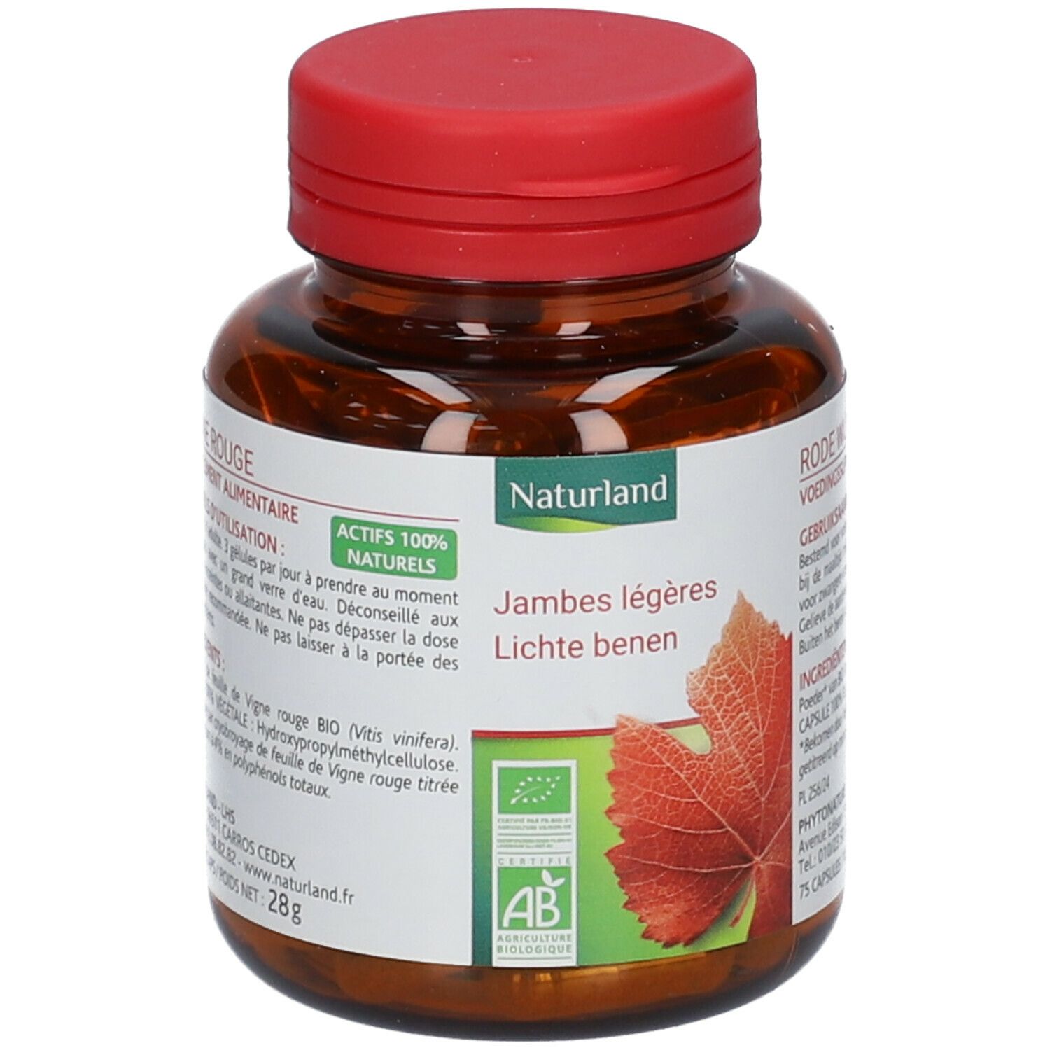 Naturland Vigne rouge Bio - Végécaps