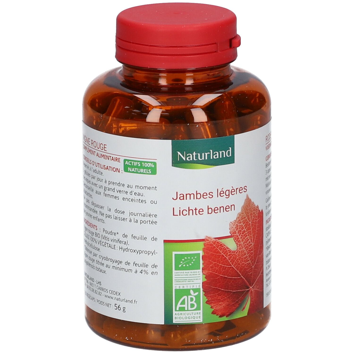 Naturland Vigne rouge Bio - Végécaps