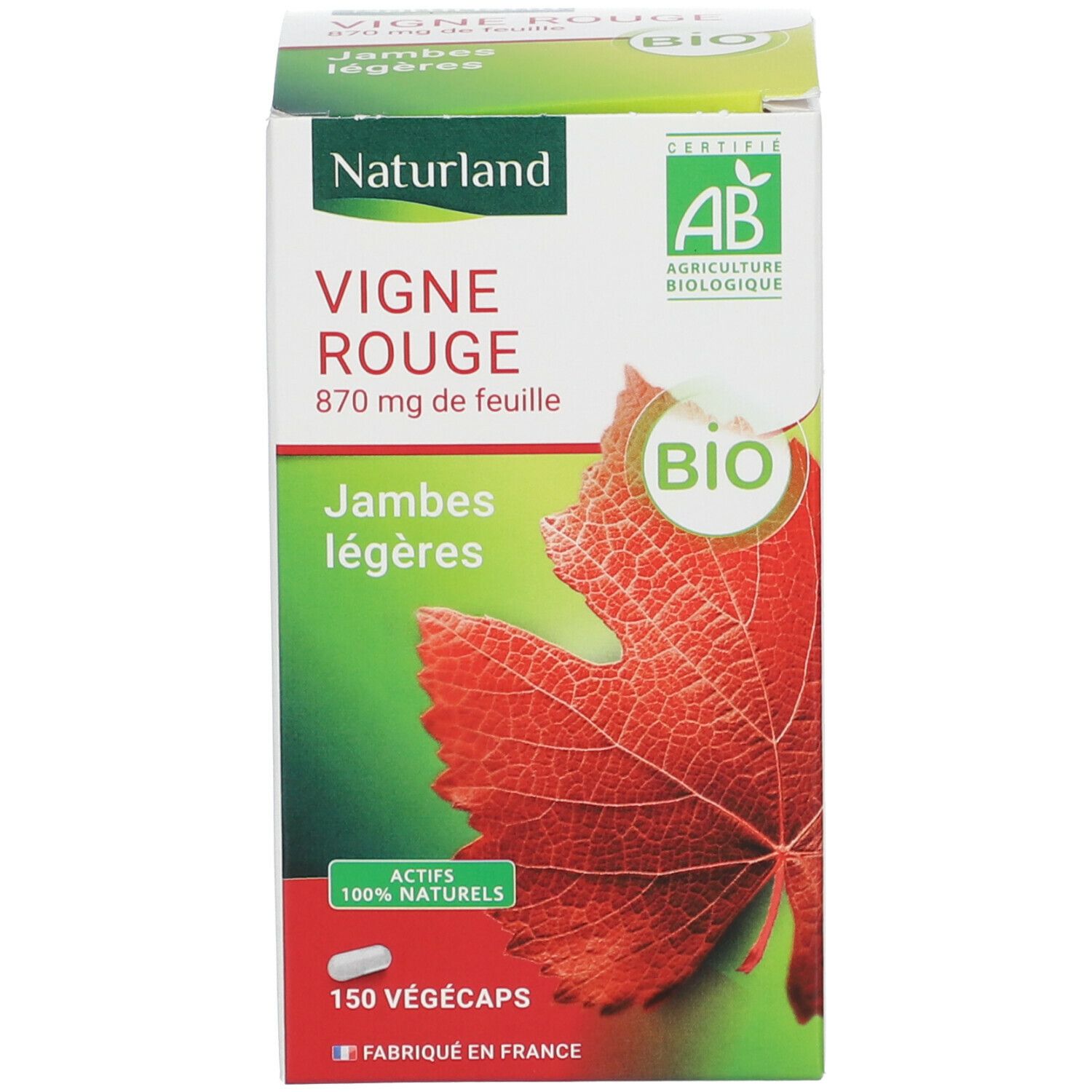 Naturland Vigne rouge Bio - Végécaps